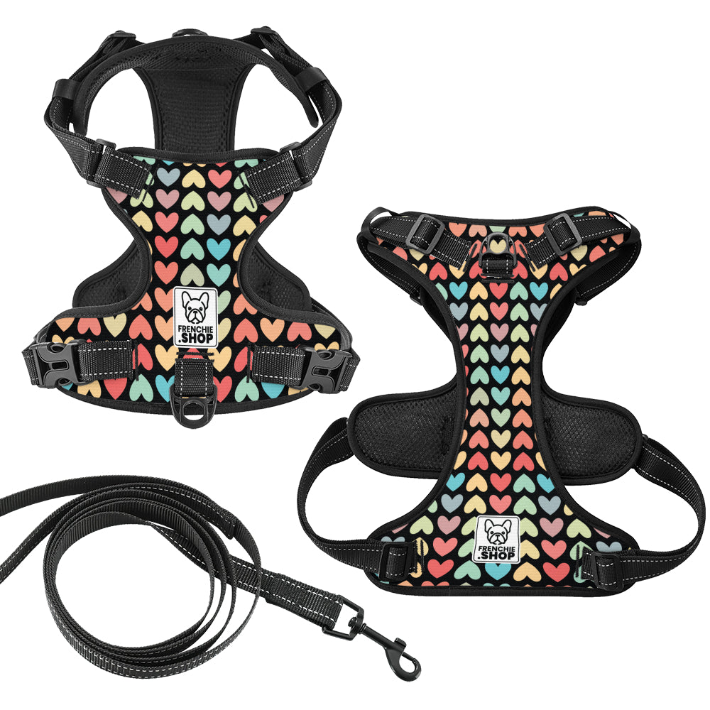 French Bulldog No-Pull No-Pull Vest for Outdoor Adventures-fadou
