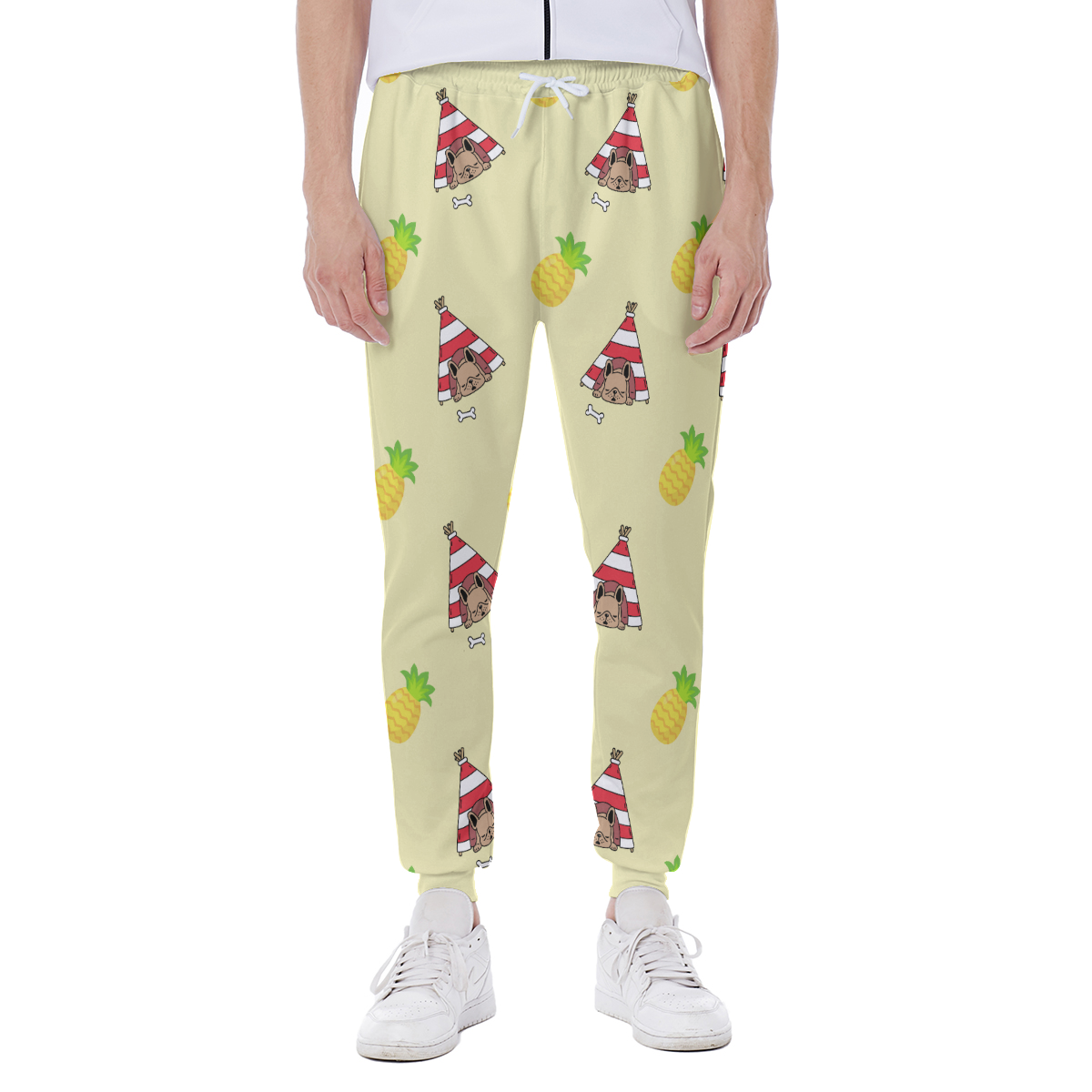 BRUCE French Bulldog Casual Sweatpants for Dog Moms & Dads-fadou
