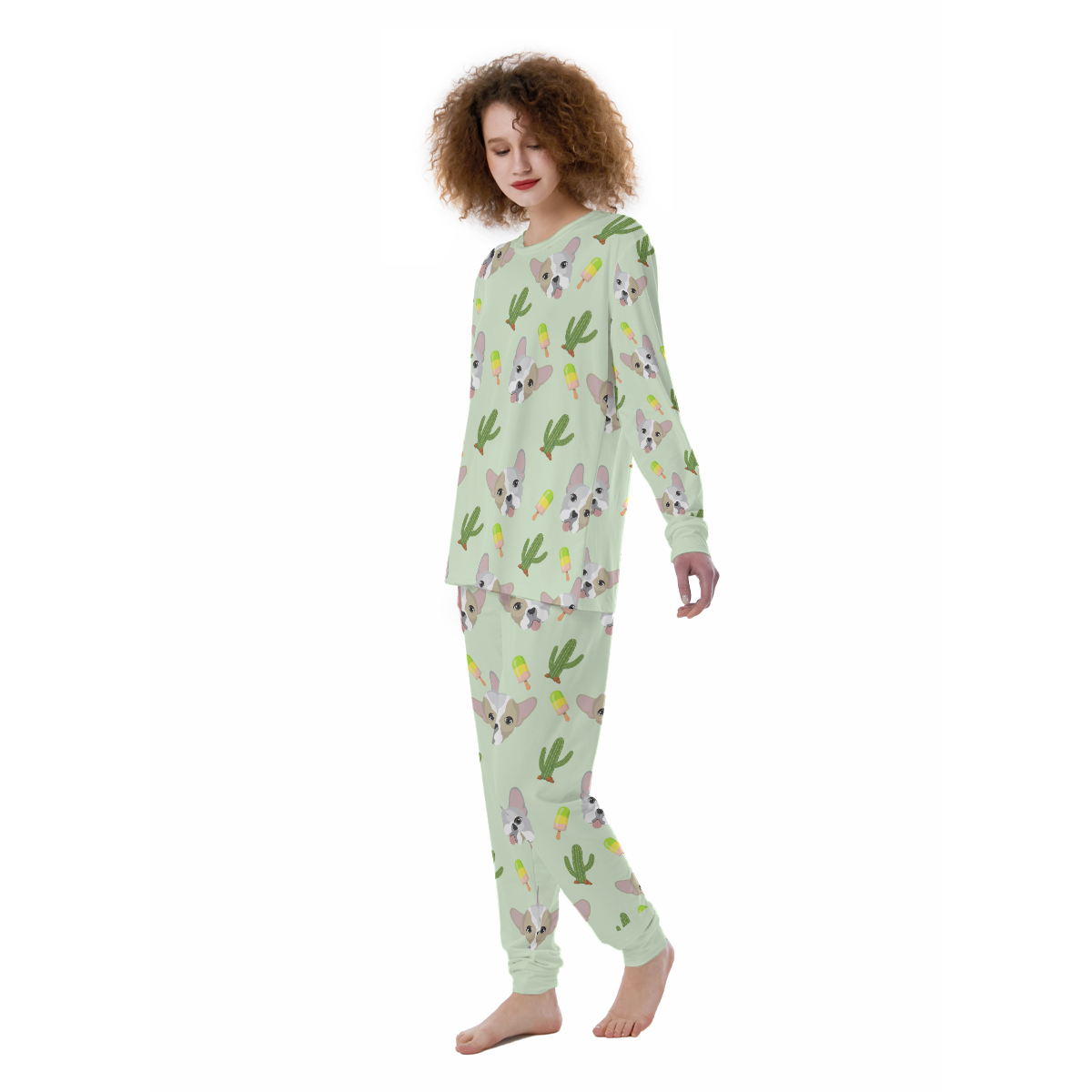 MESSY French Bulldog Cozy Pajama Set for Bulldog Owners-fadou
