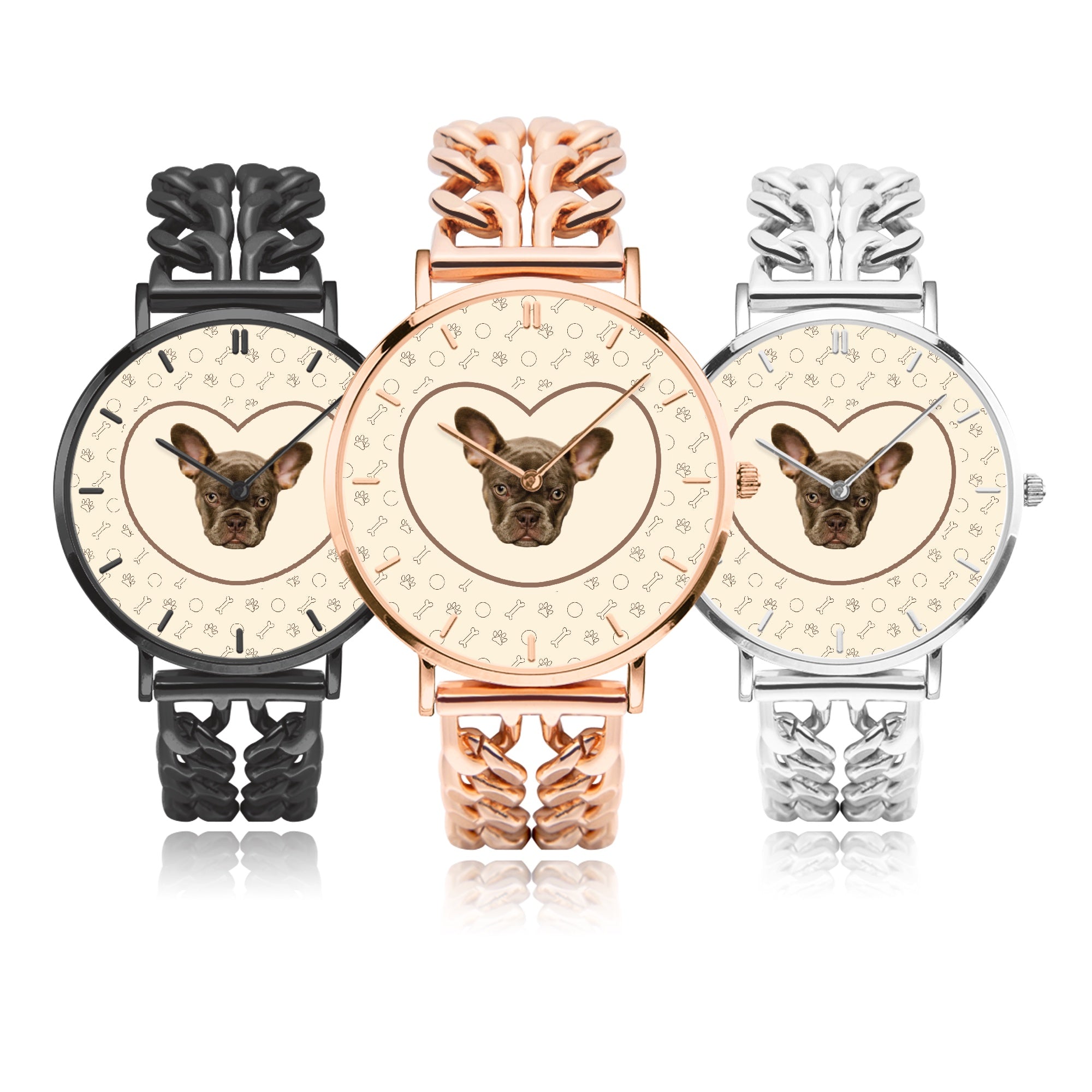 Casper Personalized Quartz Timepiece for Dog Moms & Dads-fadou