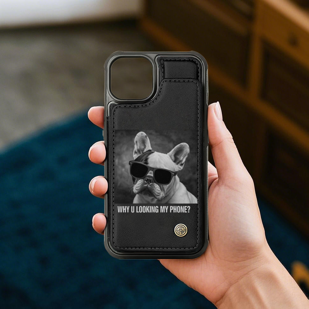 Xena French Bulldog Bifold Wallet for Frenchie Enthusiasts-fadou