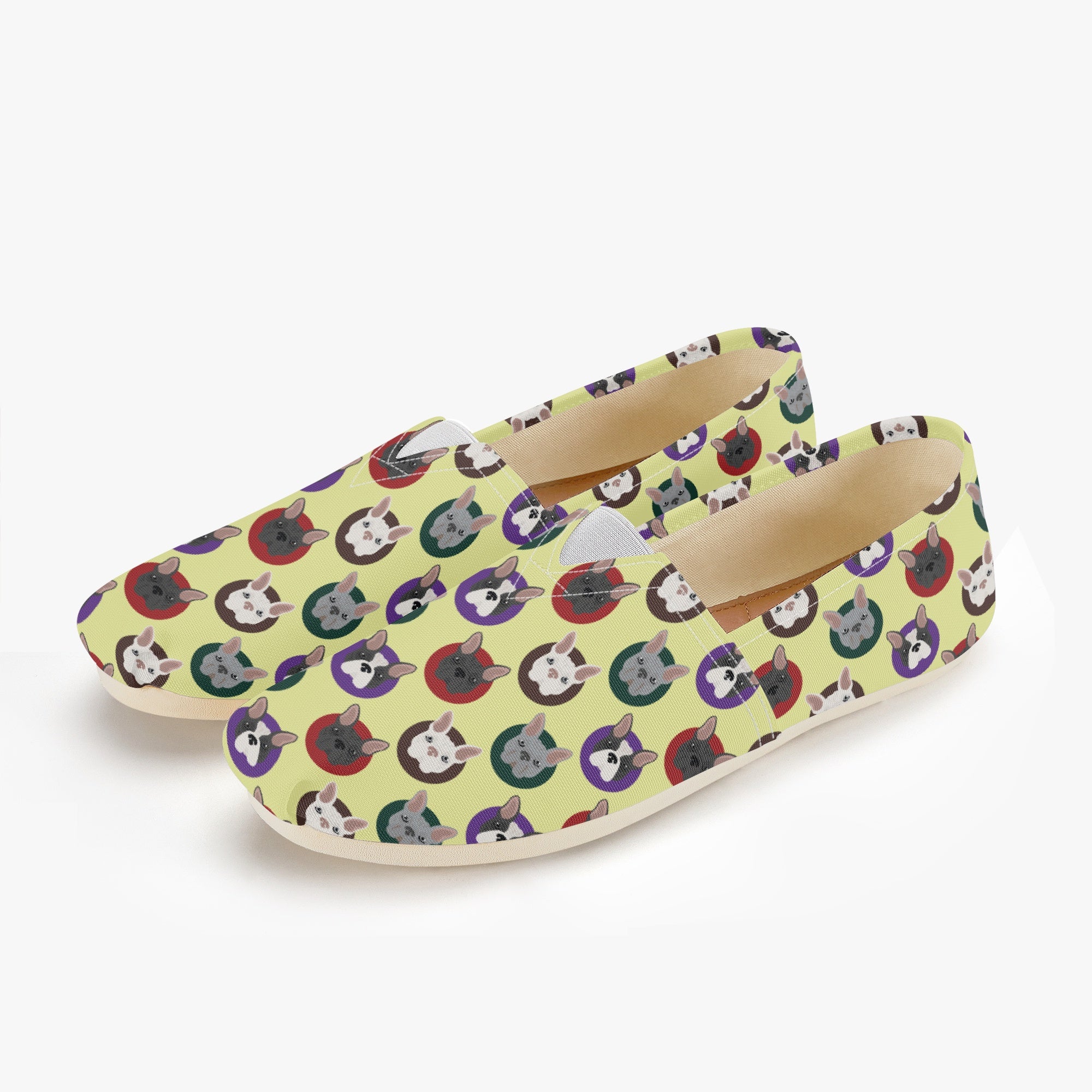 French Bulldog Casual Classic Sneakers for Bulldog Owners-fadou