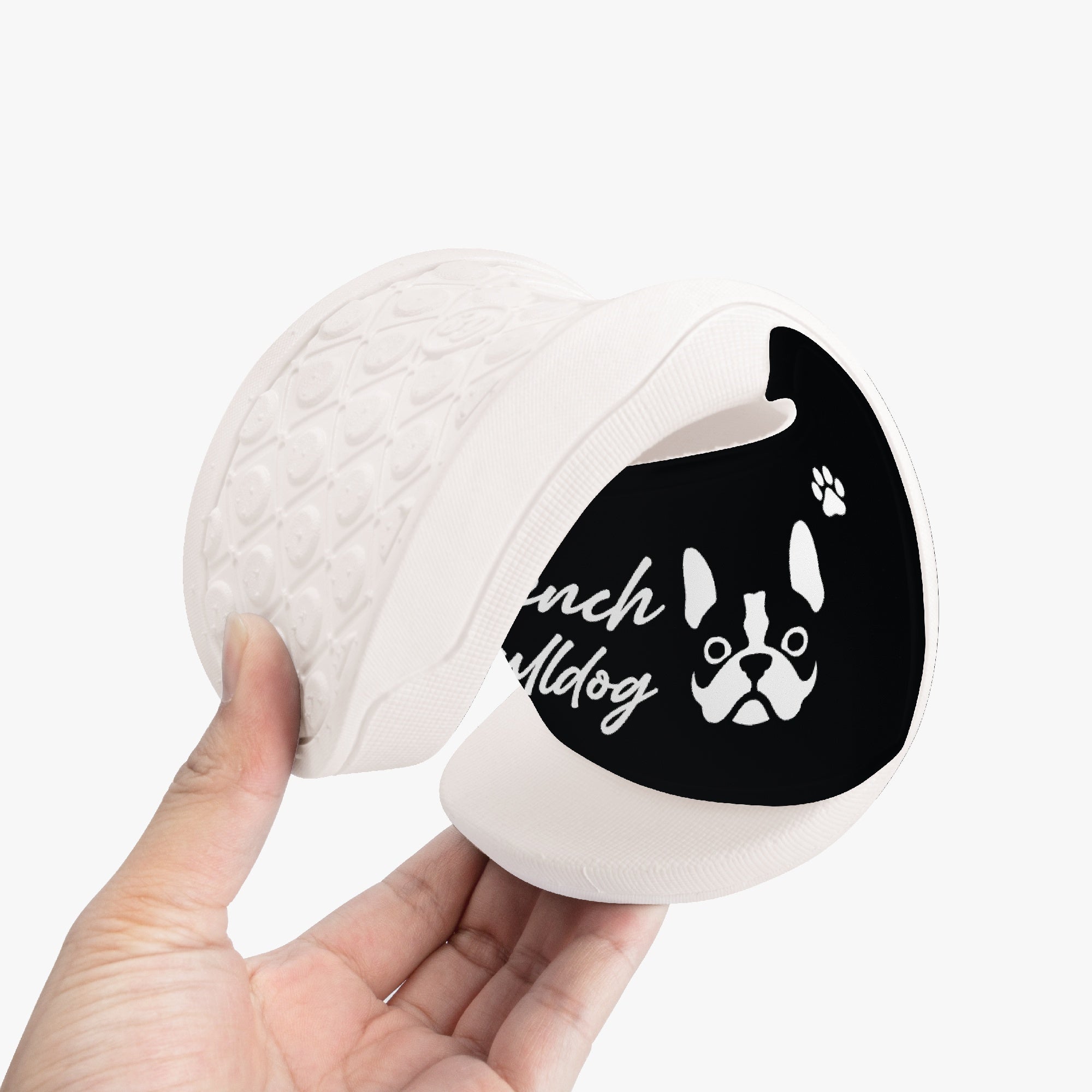 Gnocchi French Bulldog Summer Slides for Dog Moms & Dads-fadou