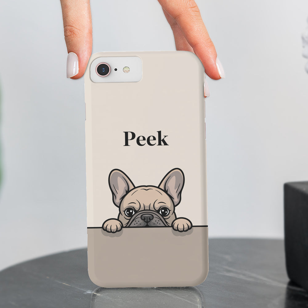 Lucy Frenchie Slim Phone Shell for Frenchie Enthusiasts-fadou