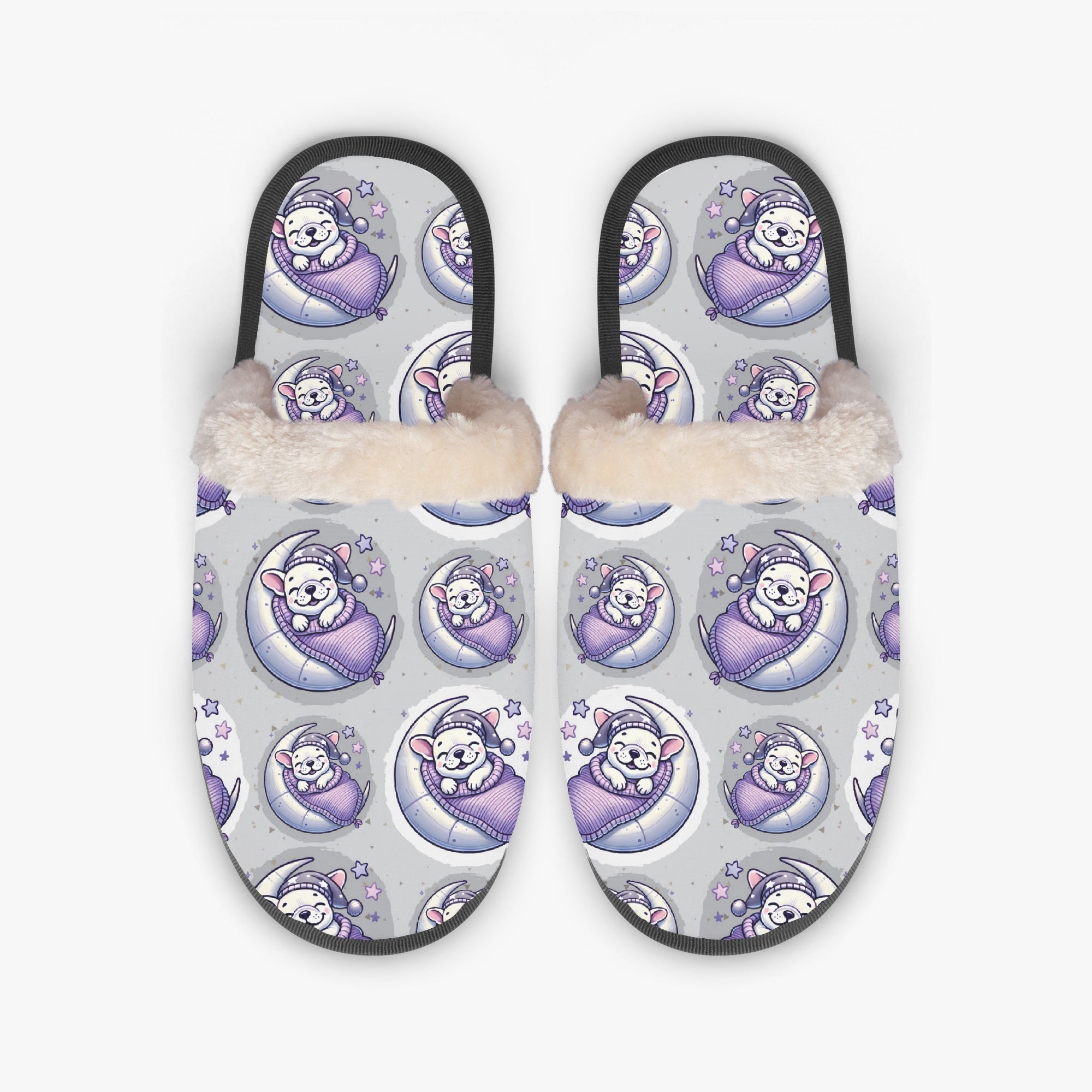 Gilbert French Bulldog Cozy Slippers for Frenchie Enthusiasts-fadou