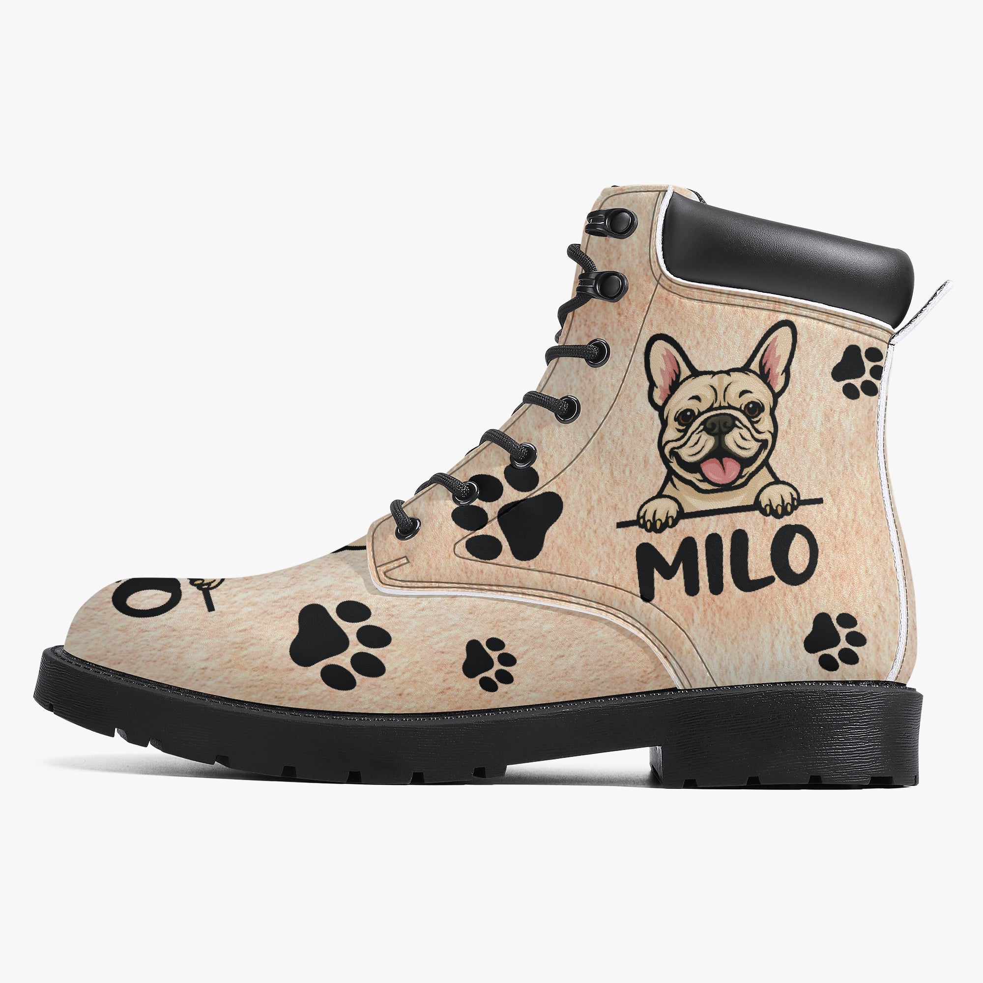 French Bulldog Personalized Fashion Boots for Bulldog Owners-fadou