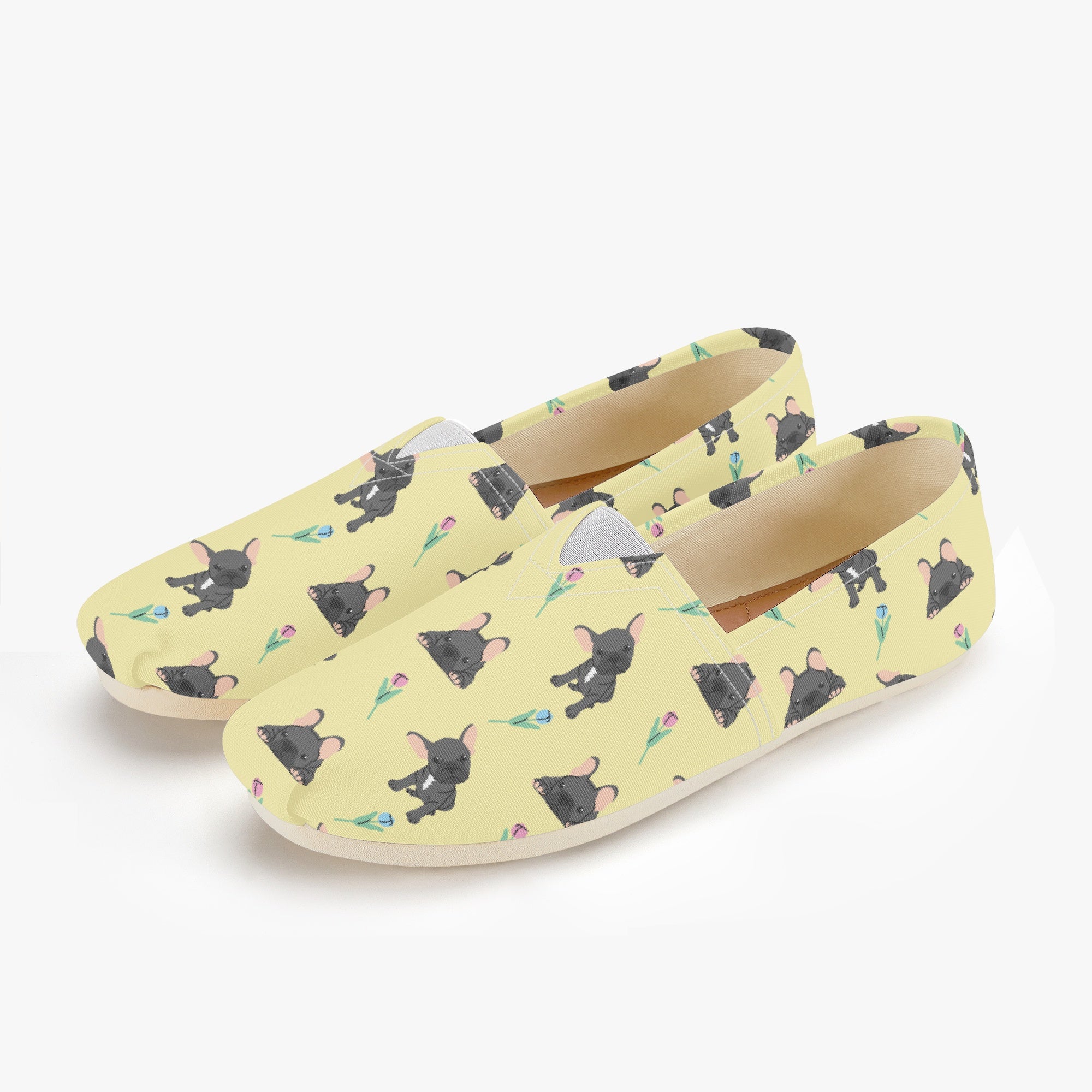 French Bulldog Casual Classic Sneakers for Everyday Wear-fadou