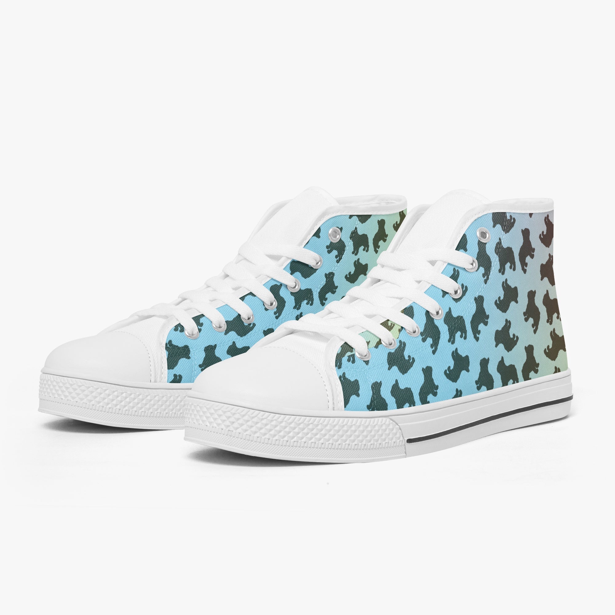 Mookie Classic Canvas Sneakers for Frenchie Enthusiasts-fadou