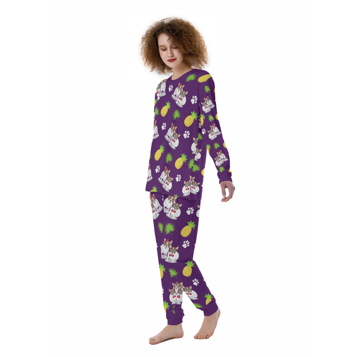 PAISLEY French Bulldog Sleepwear Pajamas for Pet Parents-fadou