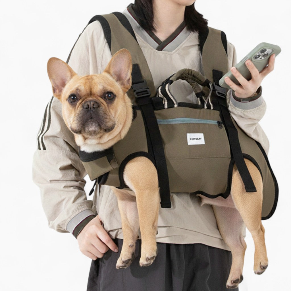 French Bulldog Soft Dog Transport for Outdoor Adventures-fadou