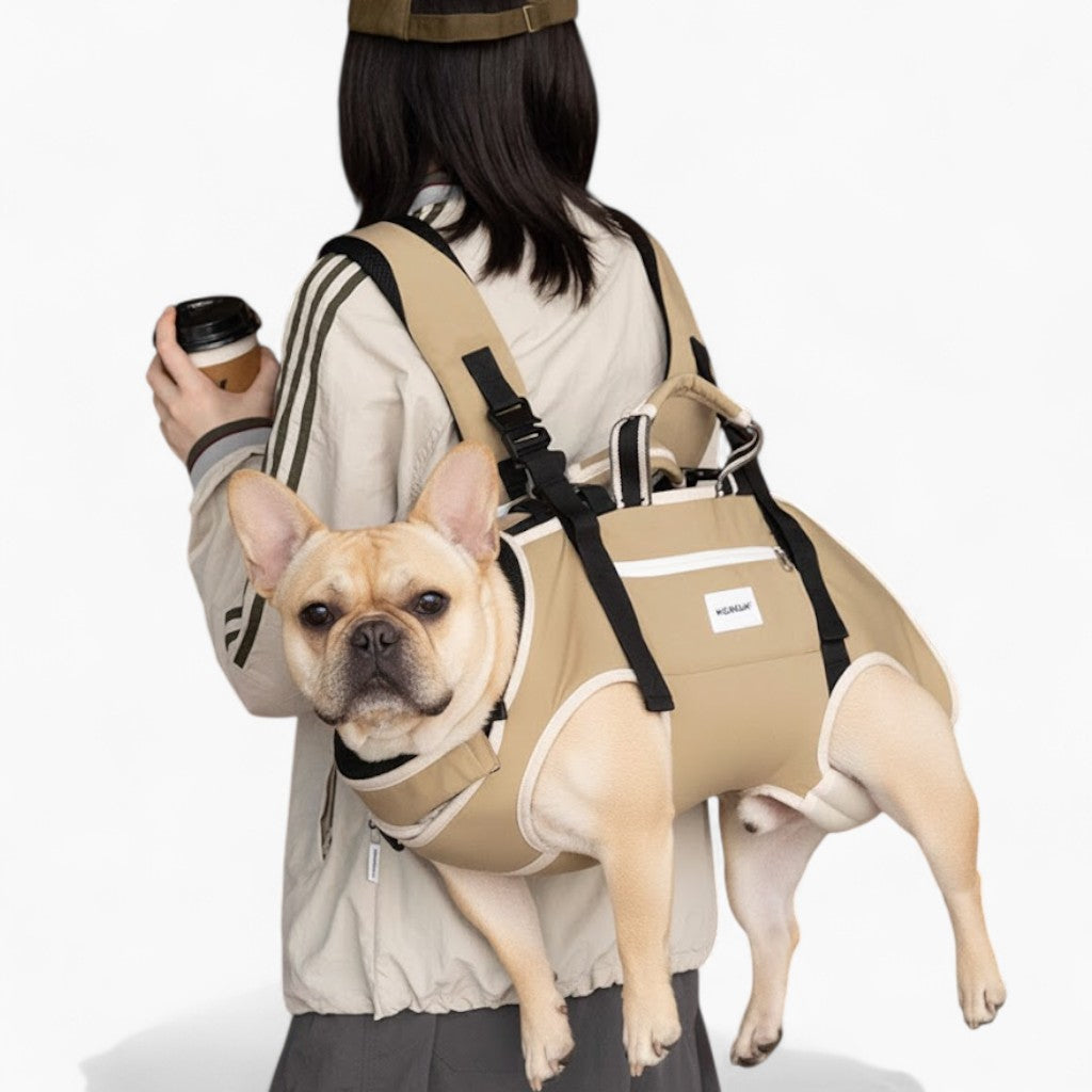 French Bulldog Soft Dog Transport for Outdoor Adventures-fadou