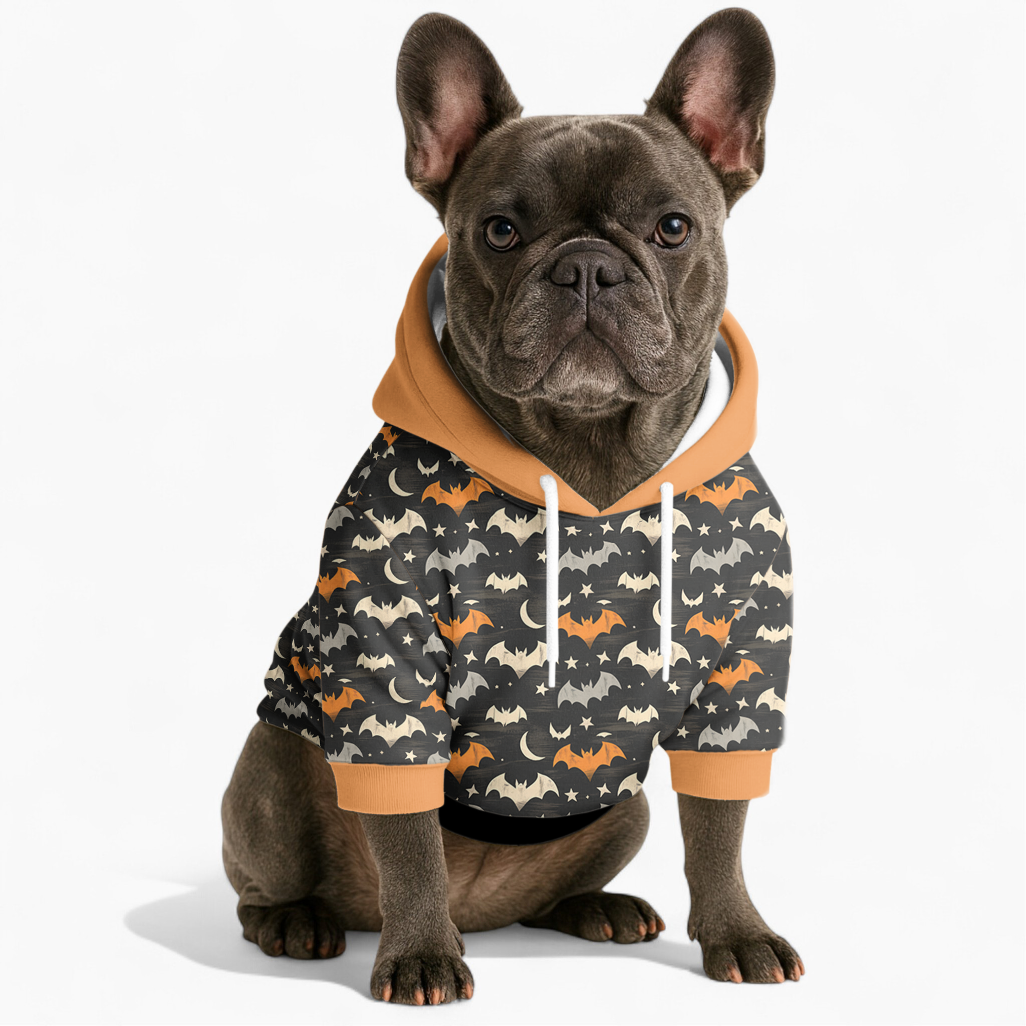 French Bulldog Halloween Pet Sweatshirt for Stocky Dogs-fadou