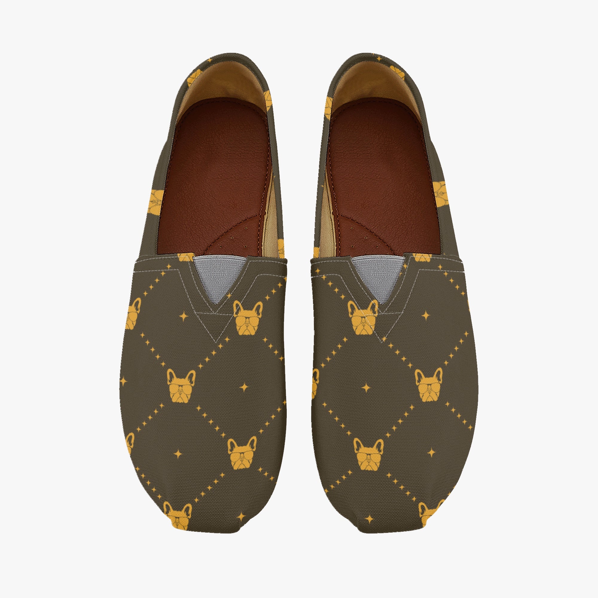 French Bulldog Casual Classic Sneakers for Frenchie Enthusiasts-fadou