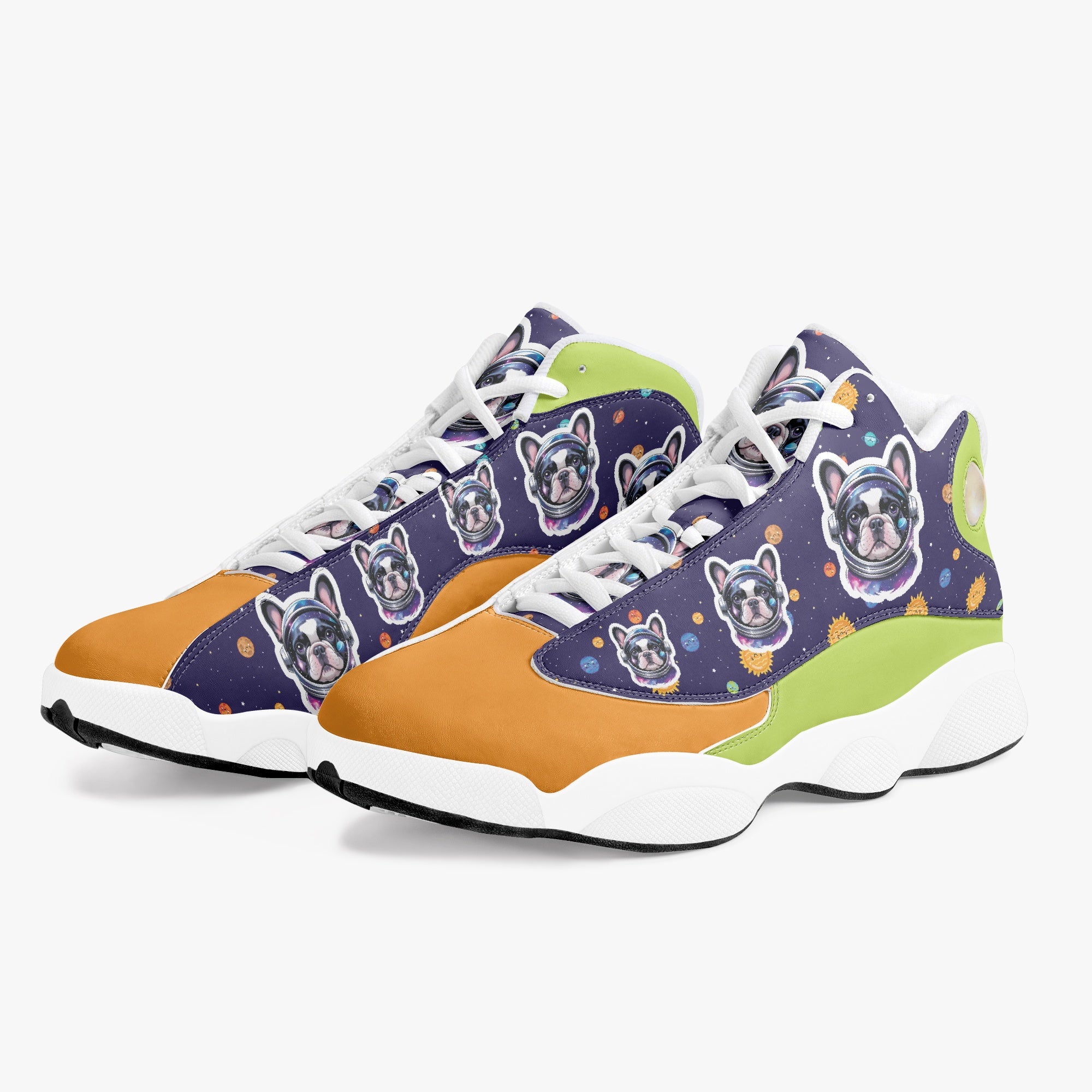 Cleo French Bulldog High-Top Shoes for Frenchie Enthusiasts-fadou