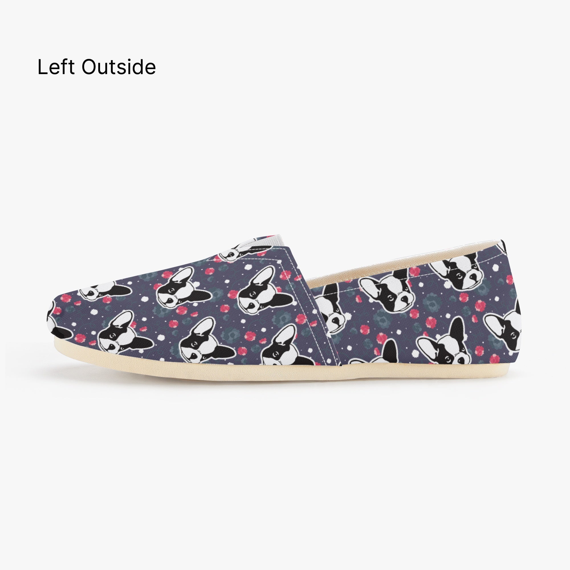 French Bulldog Casual Classic Sneakers for Dog Park Days-fadou