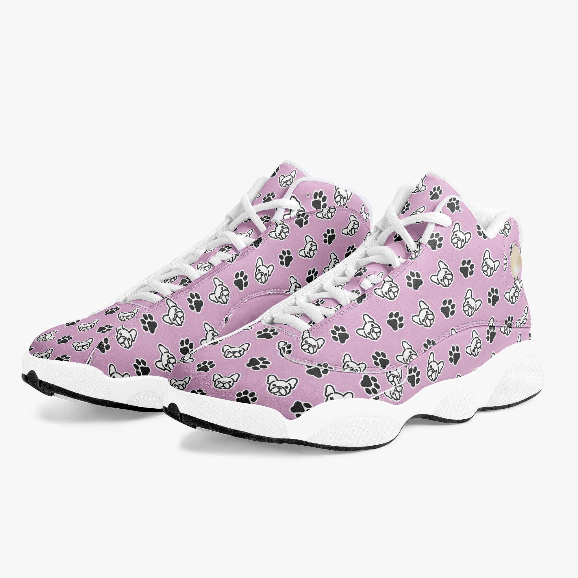 Gaston French Bulldog Classic Sneakers for Frenchie Fans-fadou
