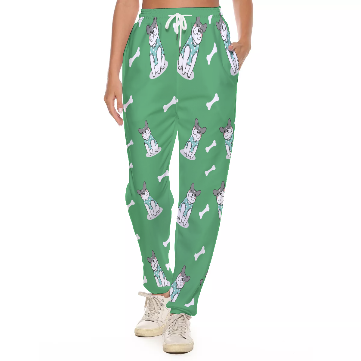 LEXI - Women's Casual Pants for Frenchie Fans Everywhere-fadou