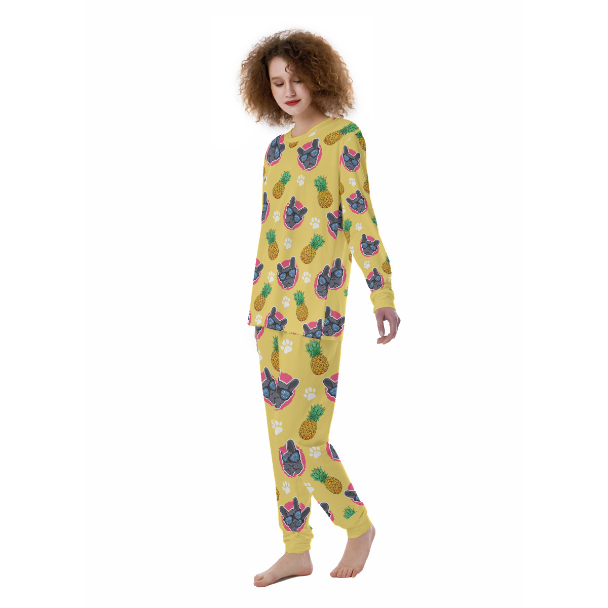 JOSIE French Bulldog Cotton Pajamas for Dog Moms & Dads-fadou