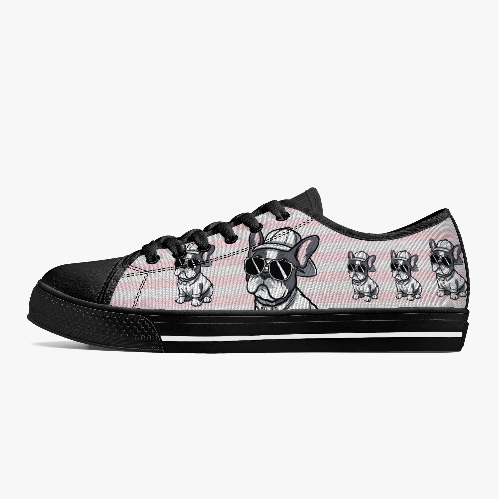 French Bulldog Classic Classic Sneakers for Pet Culture-fadou