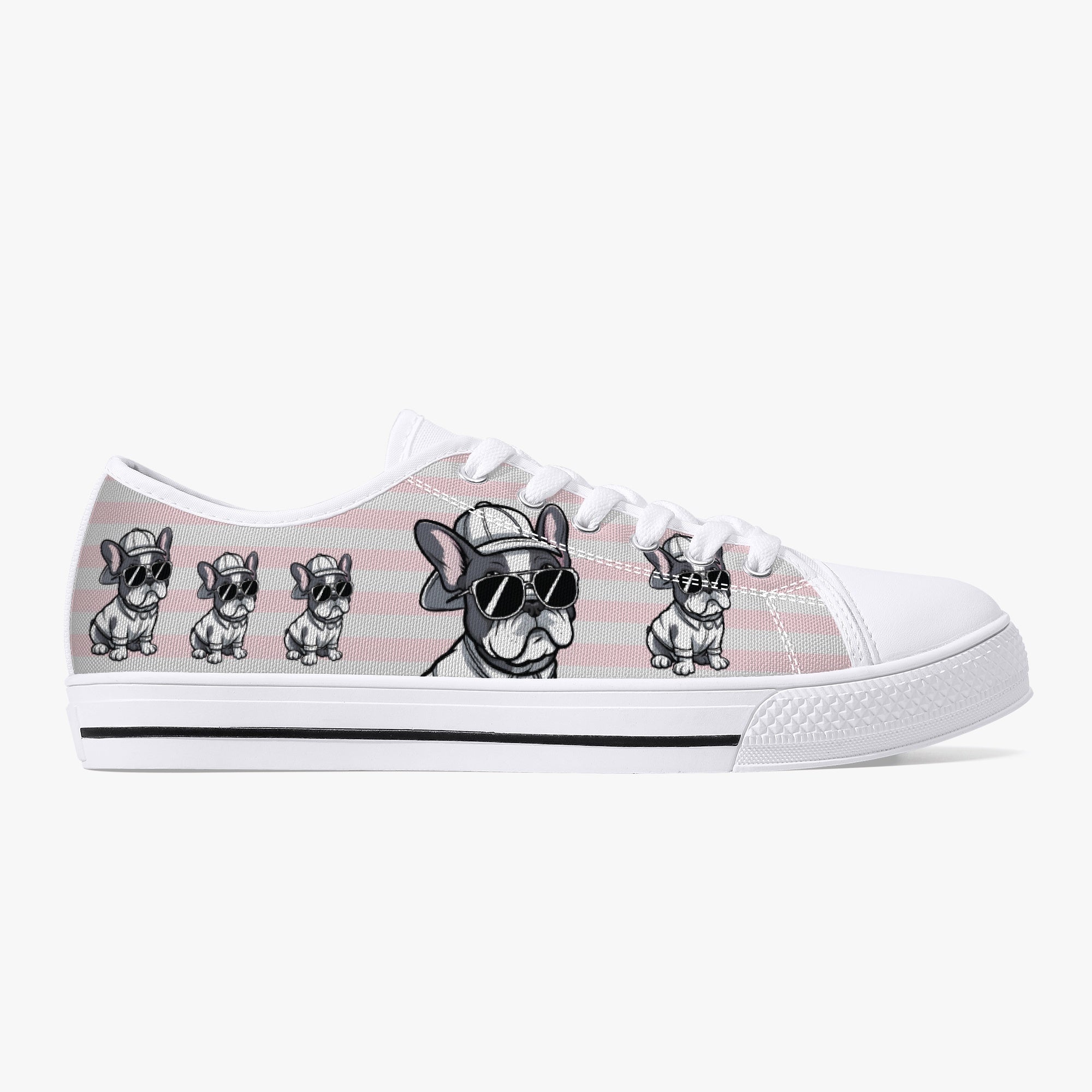 French Bulldog Classic Classic Sneakers for Pet Culture-fadou