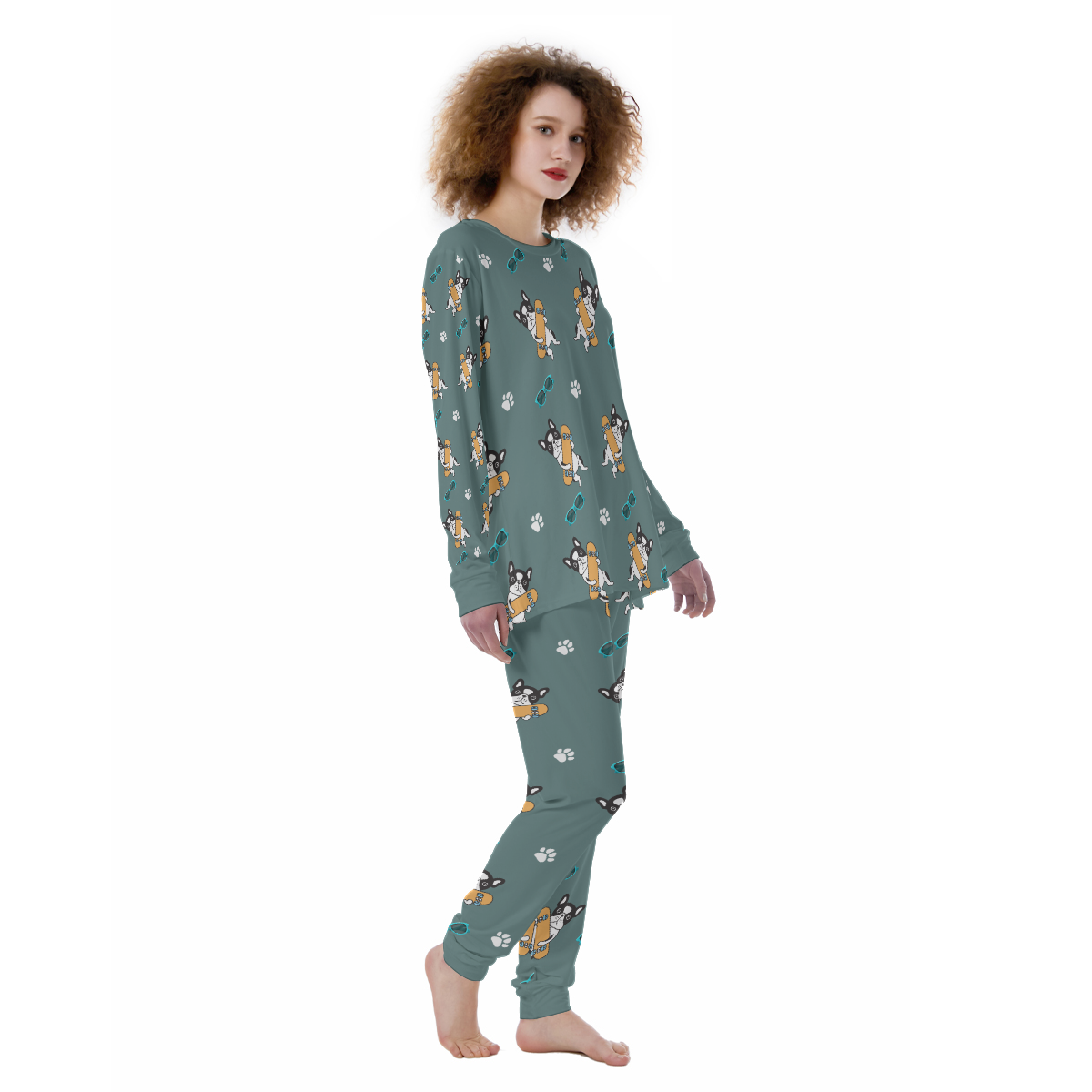 GRACIE French Bulldog Loungewear Set for Dog Moms & Dads-fadou