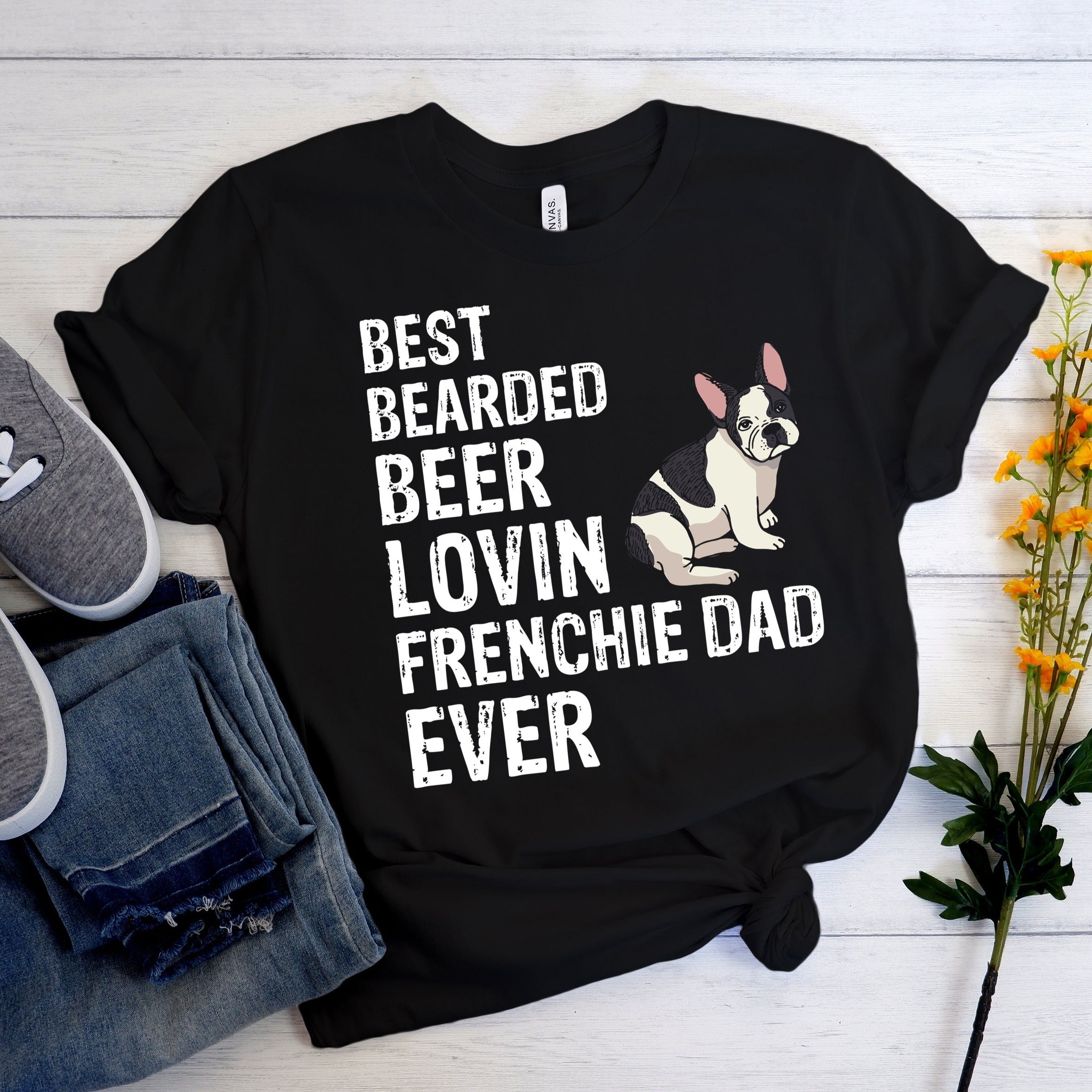 Best Beer - Unisex T-Shirt for Frenchie Fans Everywhere-fadou