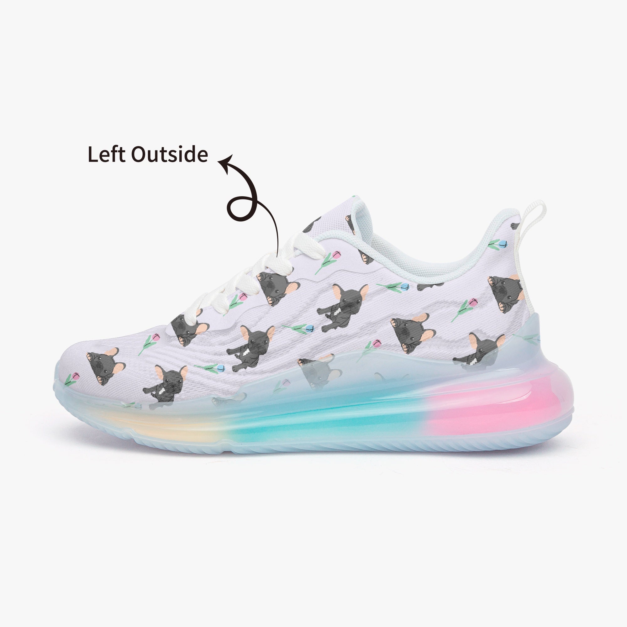 French Bulldog Lightweight Classic Sneakers for Frenchie Fans-fadou
