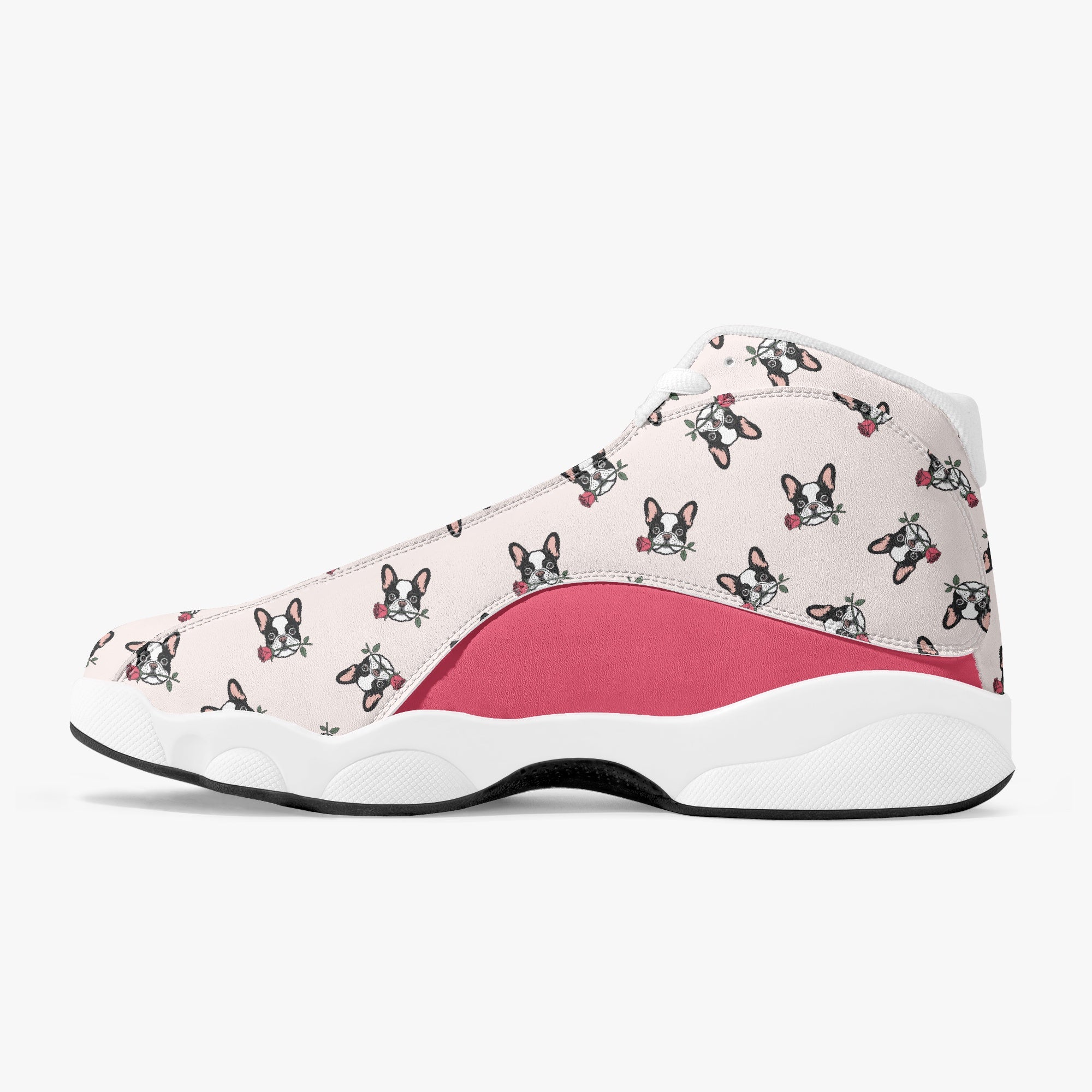Reuben French Bulldog High-Top Shoes for Bulldog Owners-fadou