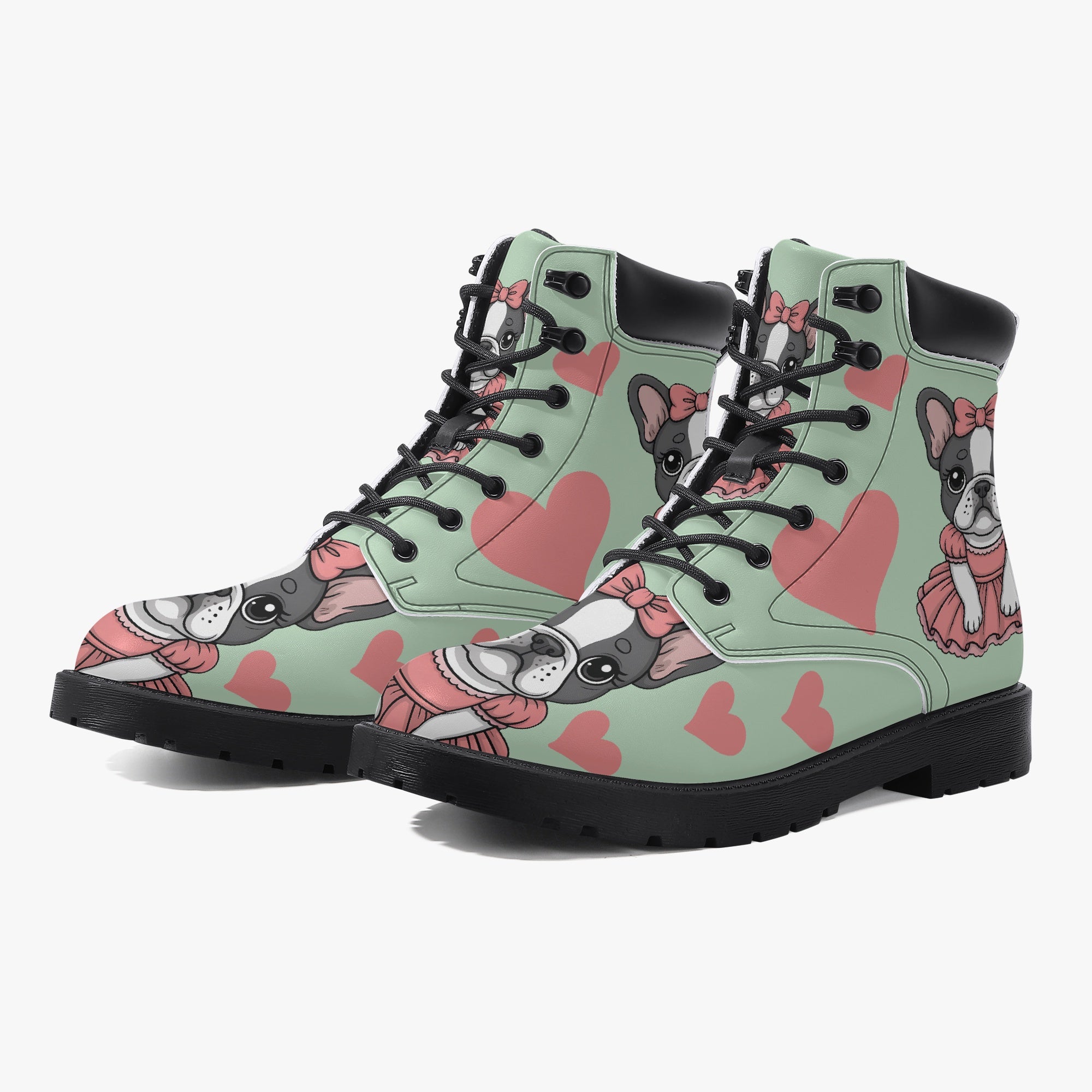 Stormi French Bulldog Ankle Booties for Frenchie Enthusiasts-fadou