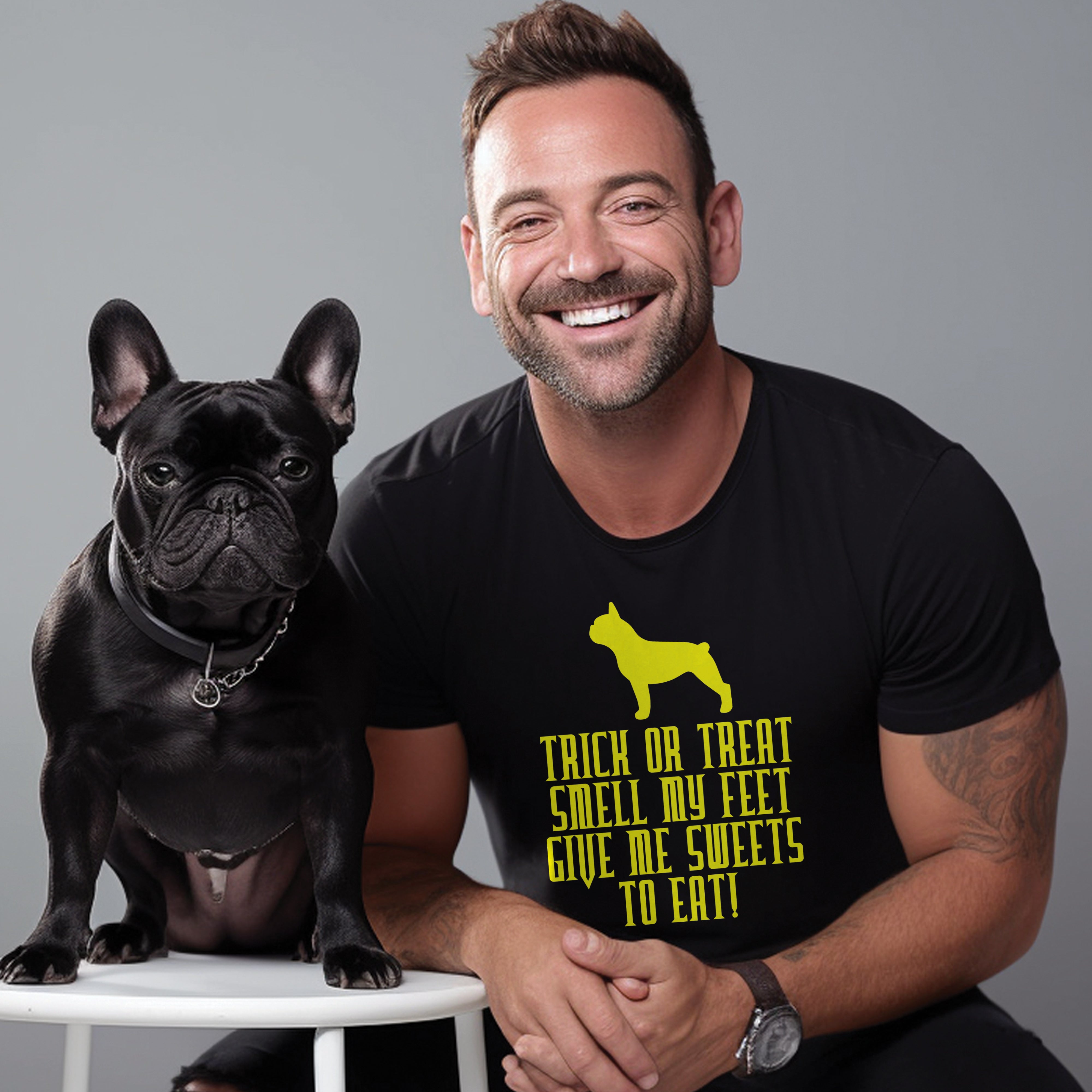 Spooky French Bulldog Dog Lover Tee for Frenchie Enthusiasts-fadou