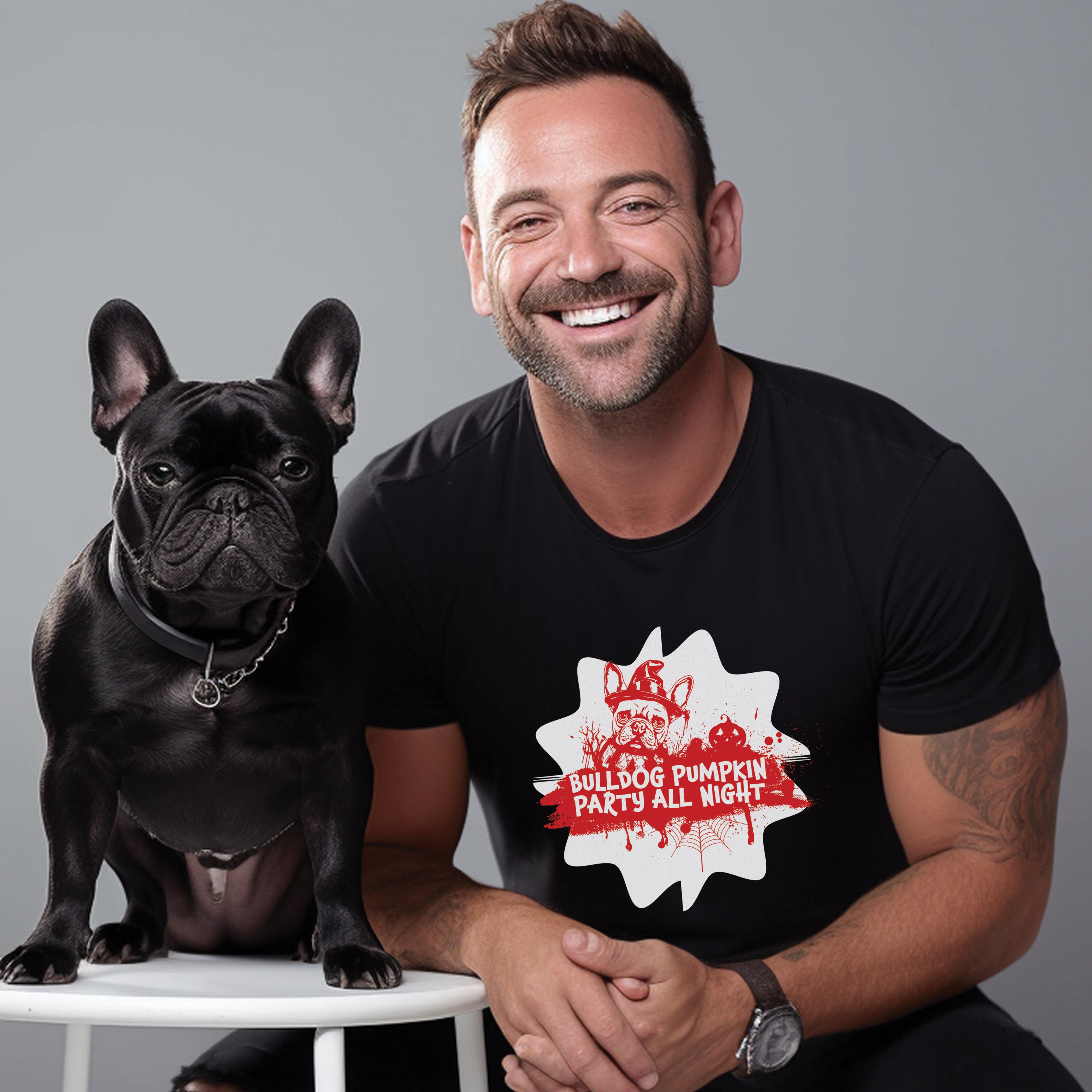 French Bulldog Halloween Dog Lover Tee for Frenchie Fans-fadou
