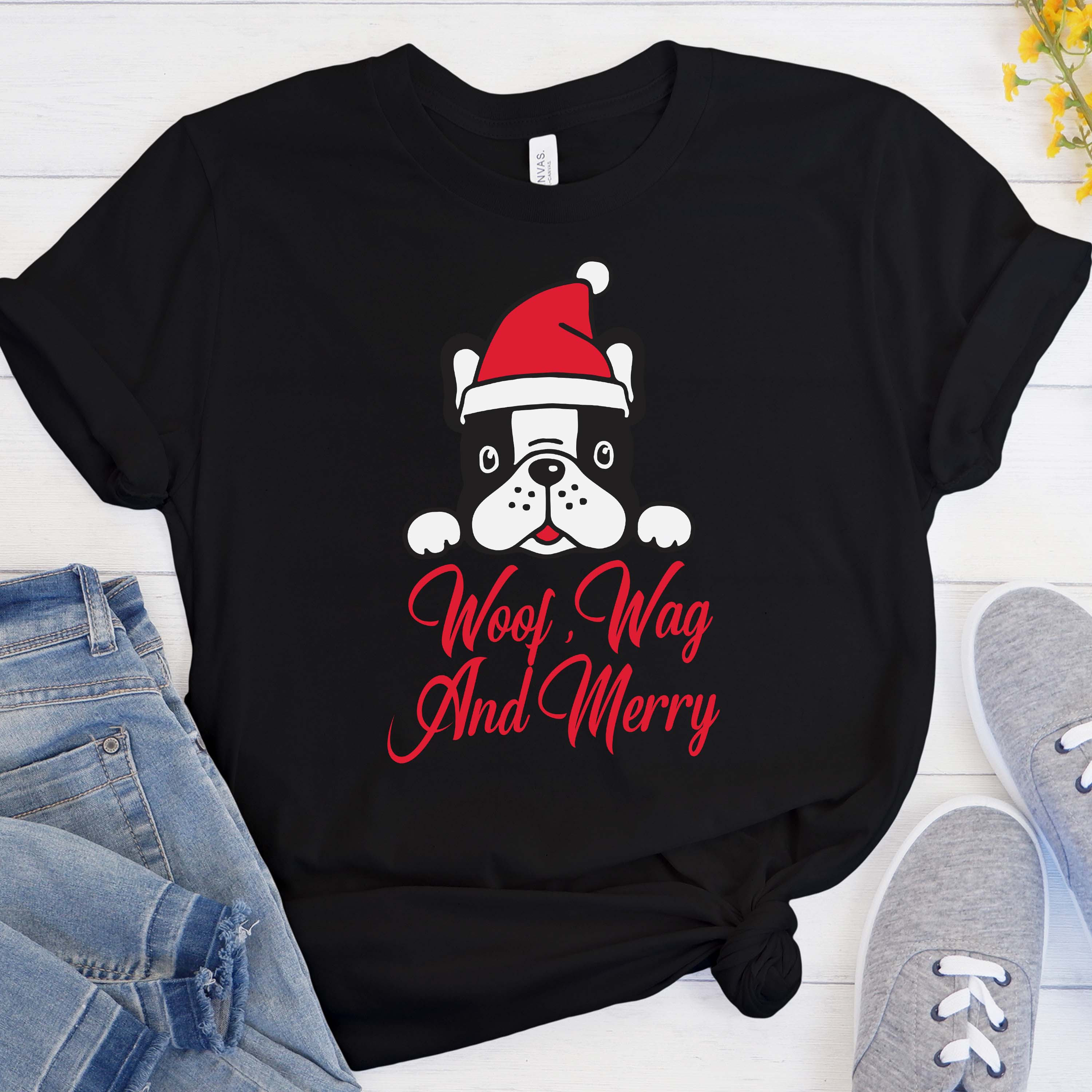 Ideal Festive Gift - Unisex T-Shirt for Dog Lovers and Owners-fadou