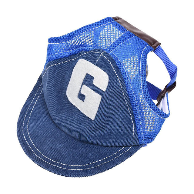 French Bulldog Baseball Cap Sun Protector for Small Breeds-fadou
