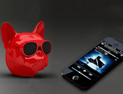 French Bulldog BT Speaker for Travel Comfort and Safety-fadou