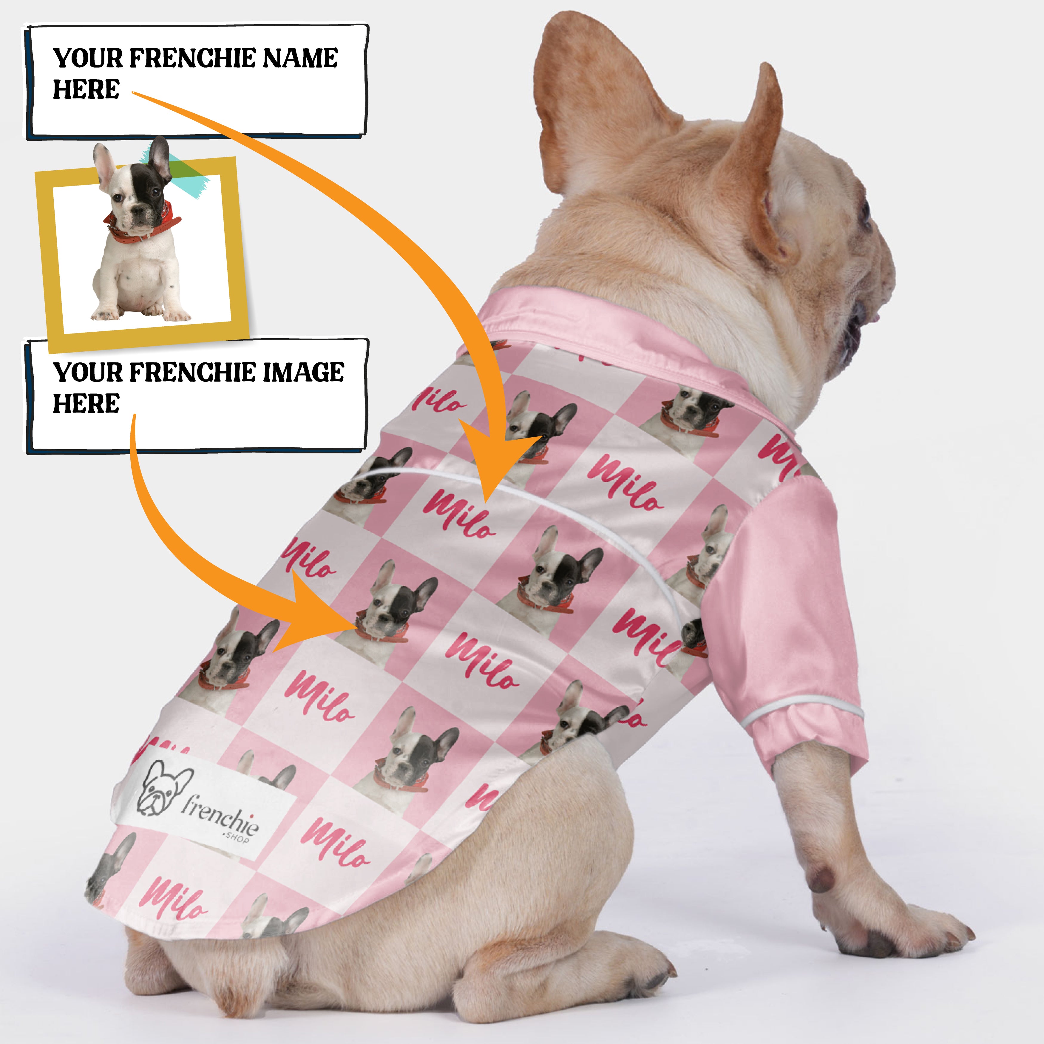 French Bulldog Personalized Pet Sleepwear for Outdoor Adventures-fadou