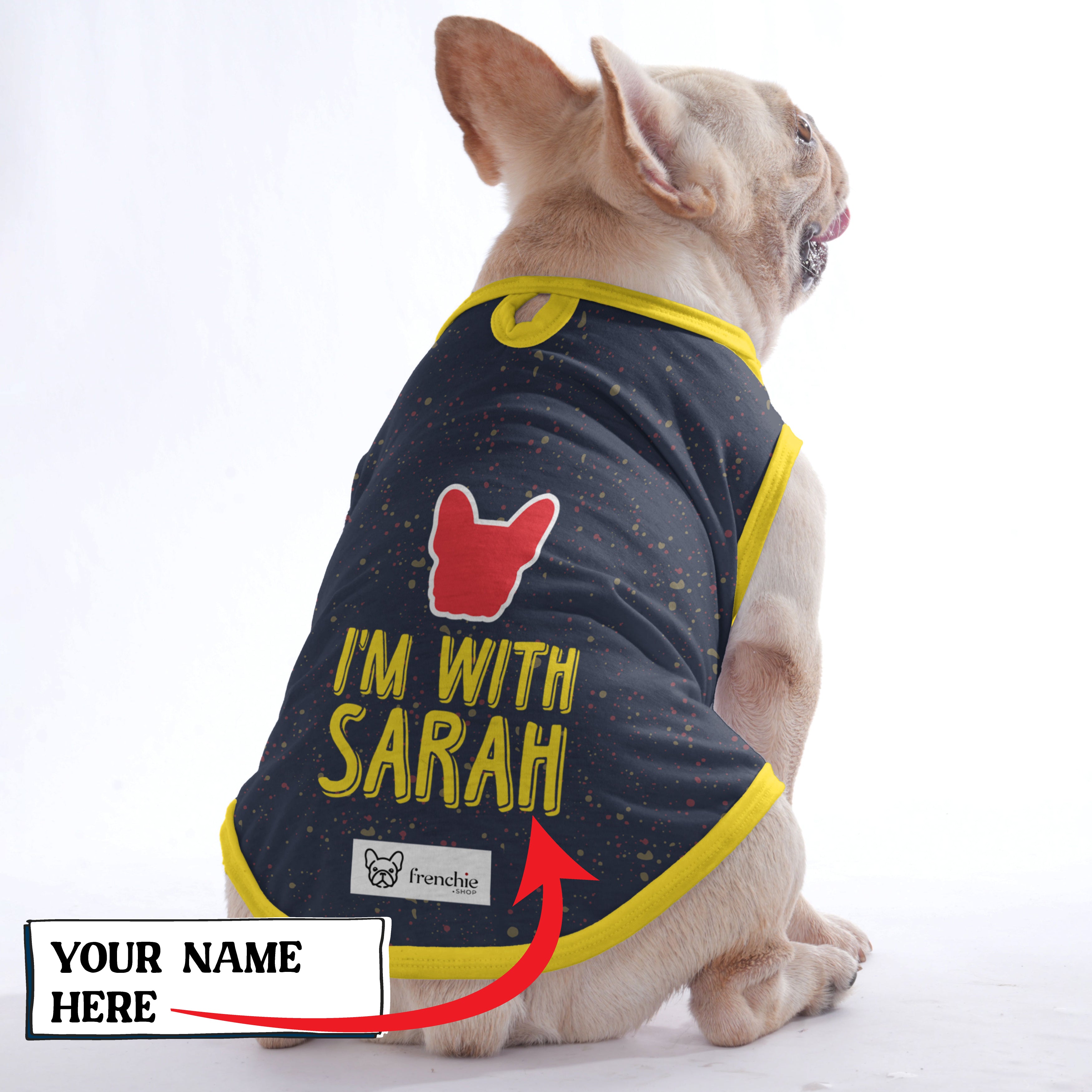French Bulldog Personalized Dog Shirt for French Bulldogs-fadou