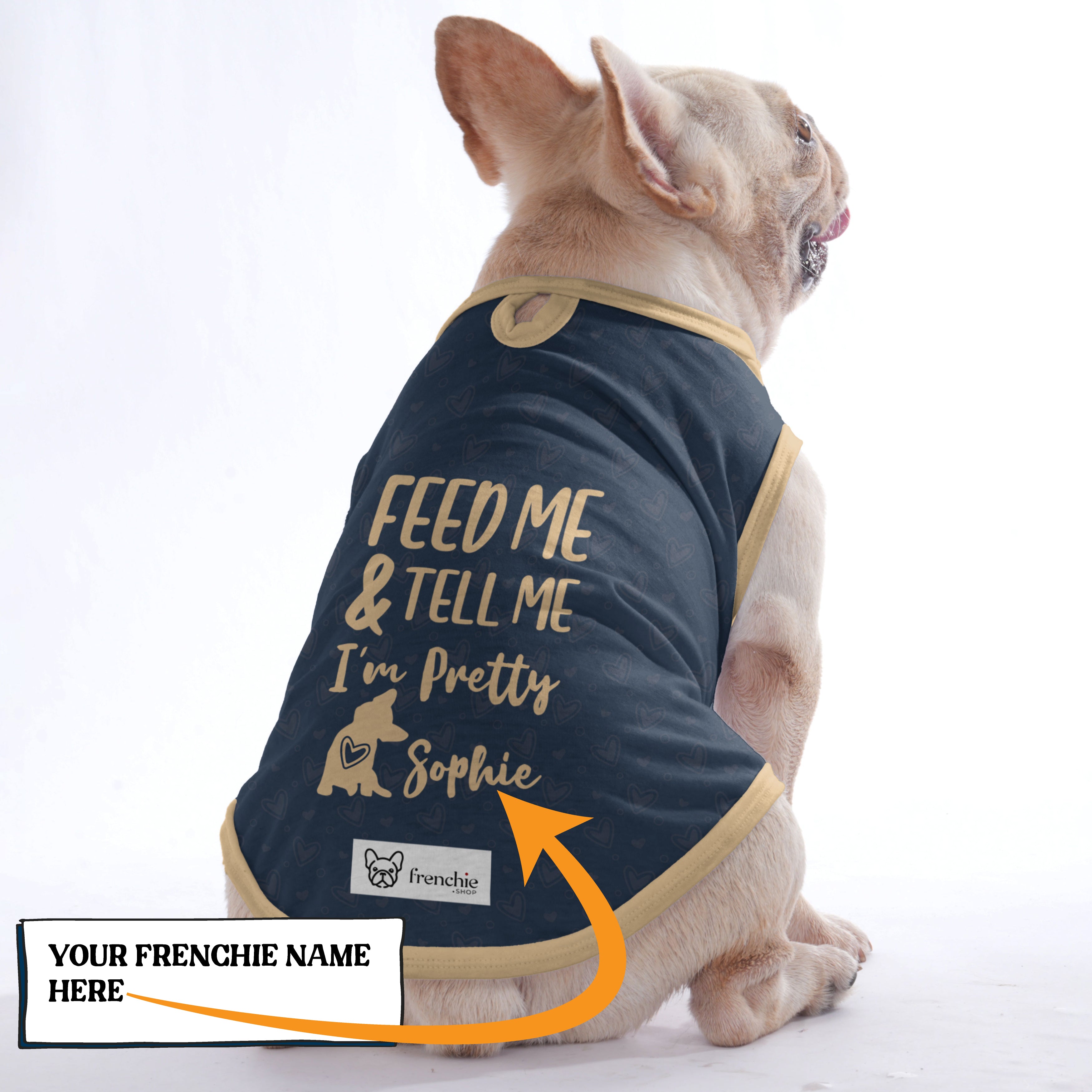 French Bulldog Personalized Dog Outfit for Outdoor Adventures-fadou
