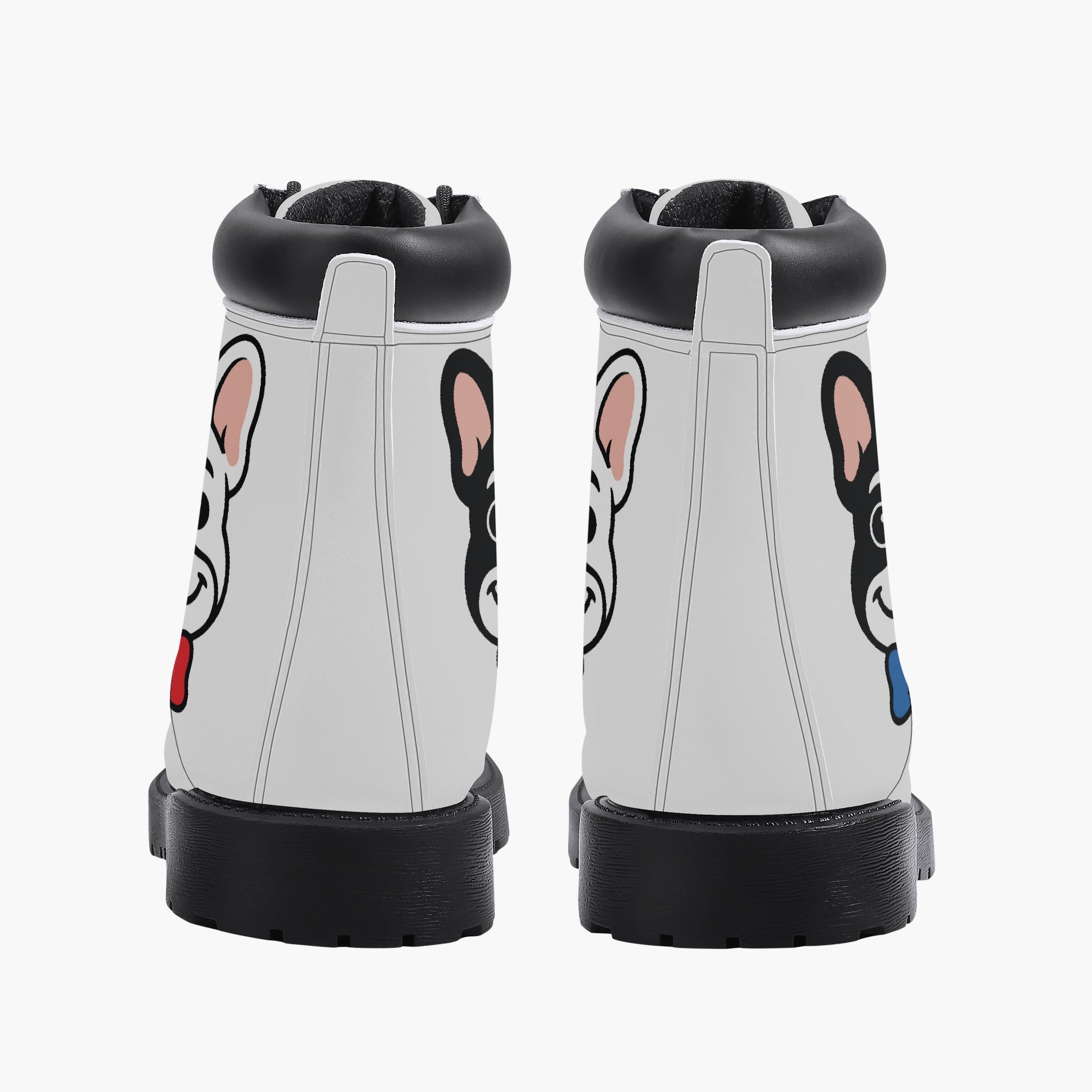 French Bulldog Leather Fashion Boots for Bulldog Owners-fadou