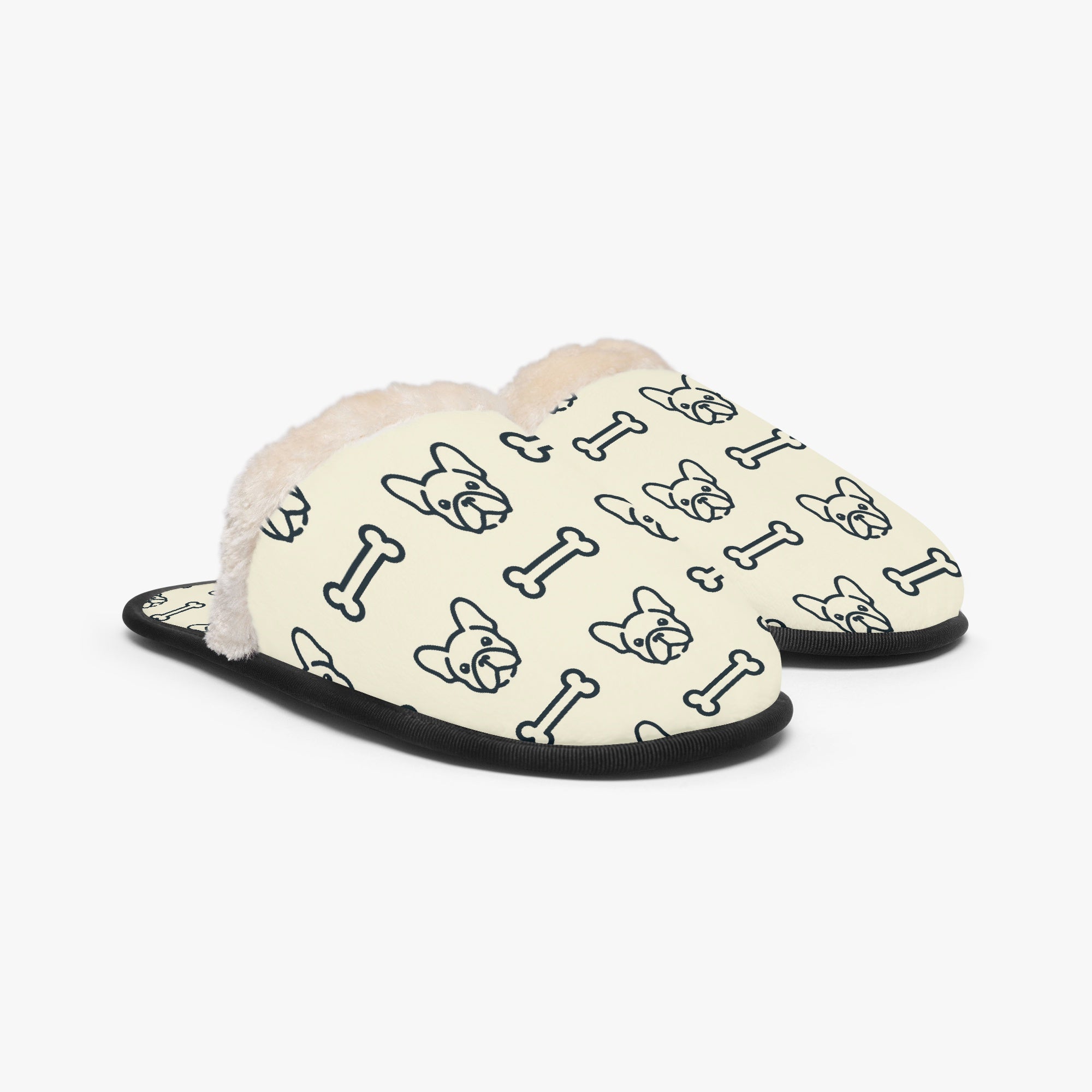 Kingston Cozy Soft House Shoes for Frenchie Enthusiasts-fadou
