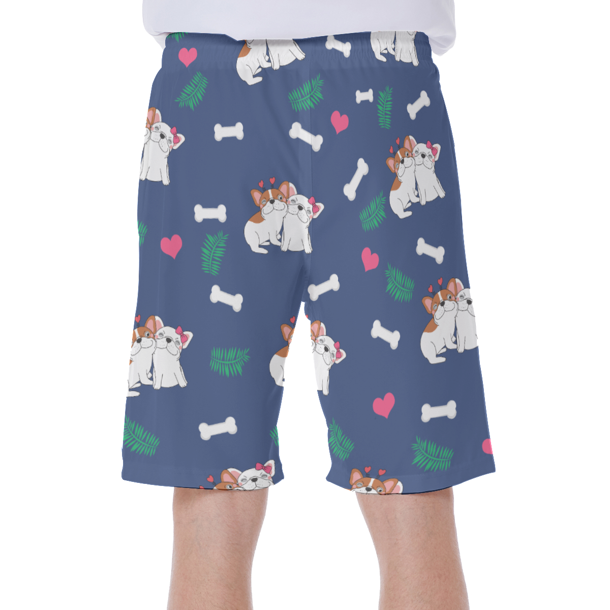 ODIE - Men's Beach Shorts for French Bulldog Owners and Fans-fadou
