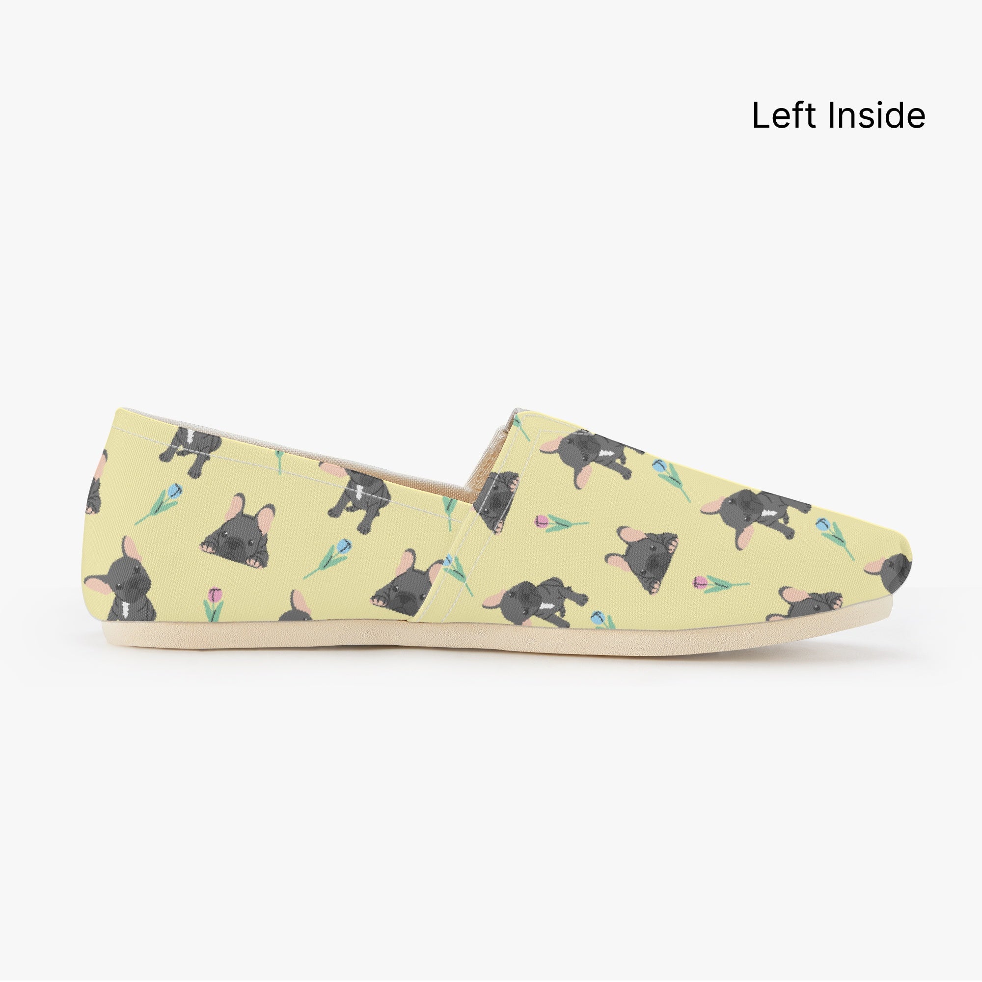 French Bulldog Casual Classic Sneakers for Everyday Wear-fadou