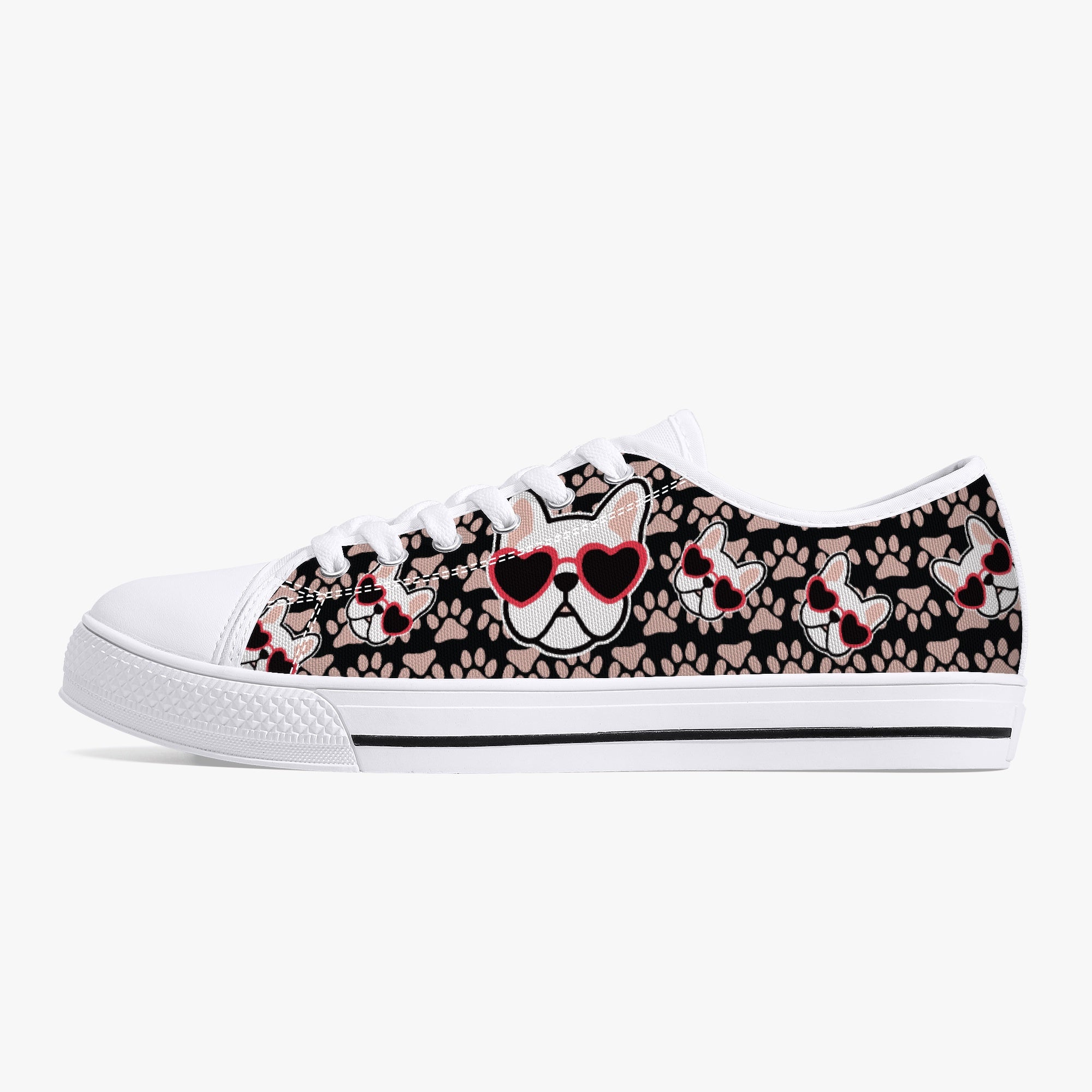 French Bulldog Classic Classic Sneakers for Dog Park Days-fadou