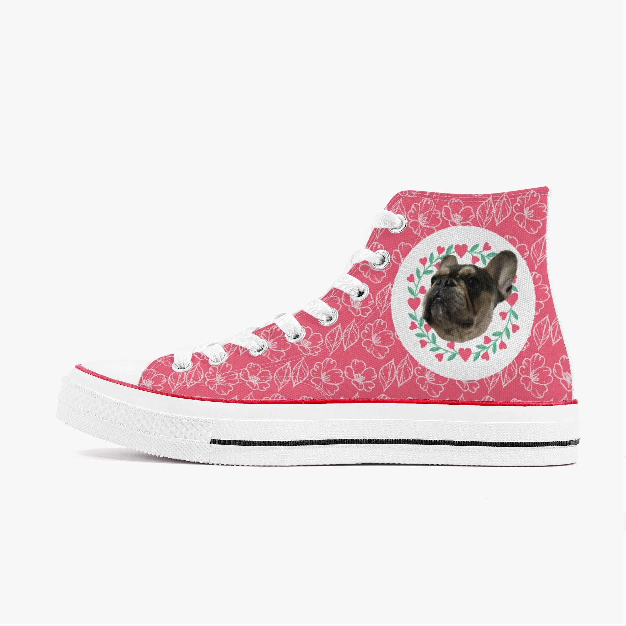High-Top Personalized Classic Sneakers for Dog Park Days-fadou