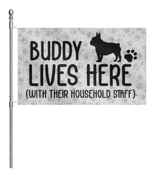 Garden Flag for French bulldog lovers