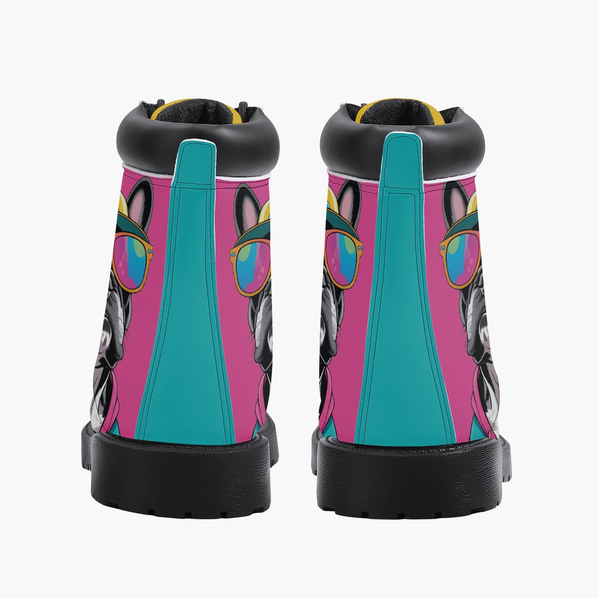 French Bulldog Leather Leather Boots for Frenchie Enthusiasts-fadou