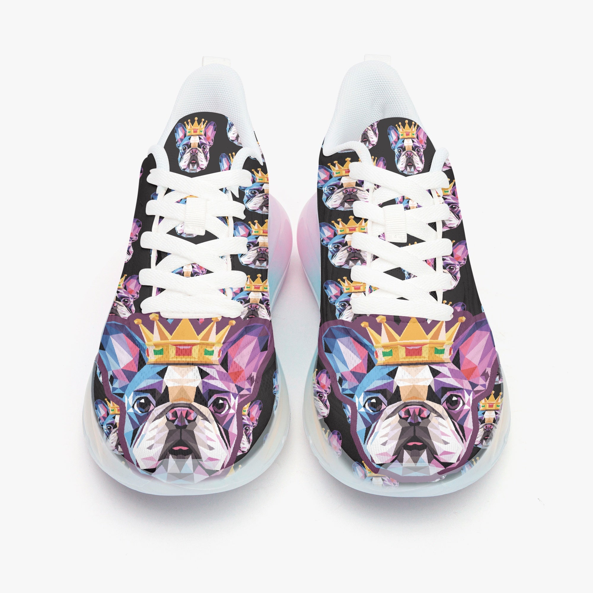 French Bulldog Lightweight Canvas Sneakers for Bulldog Owners-fadou