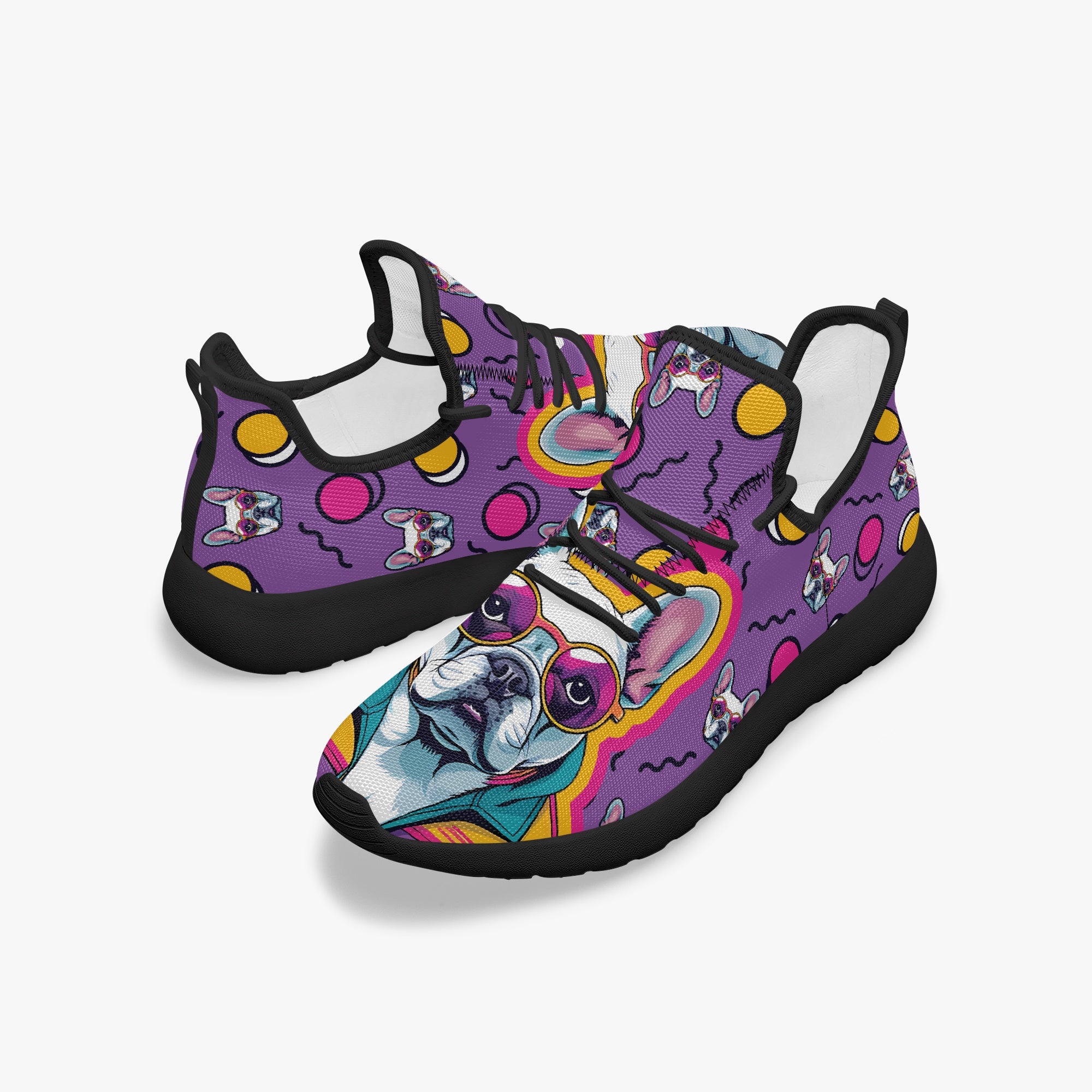 Finn French Bulldog Casual Footwear for Dog Moms & Dads-fadou