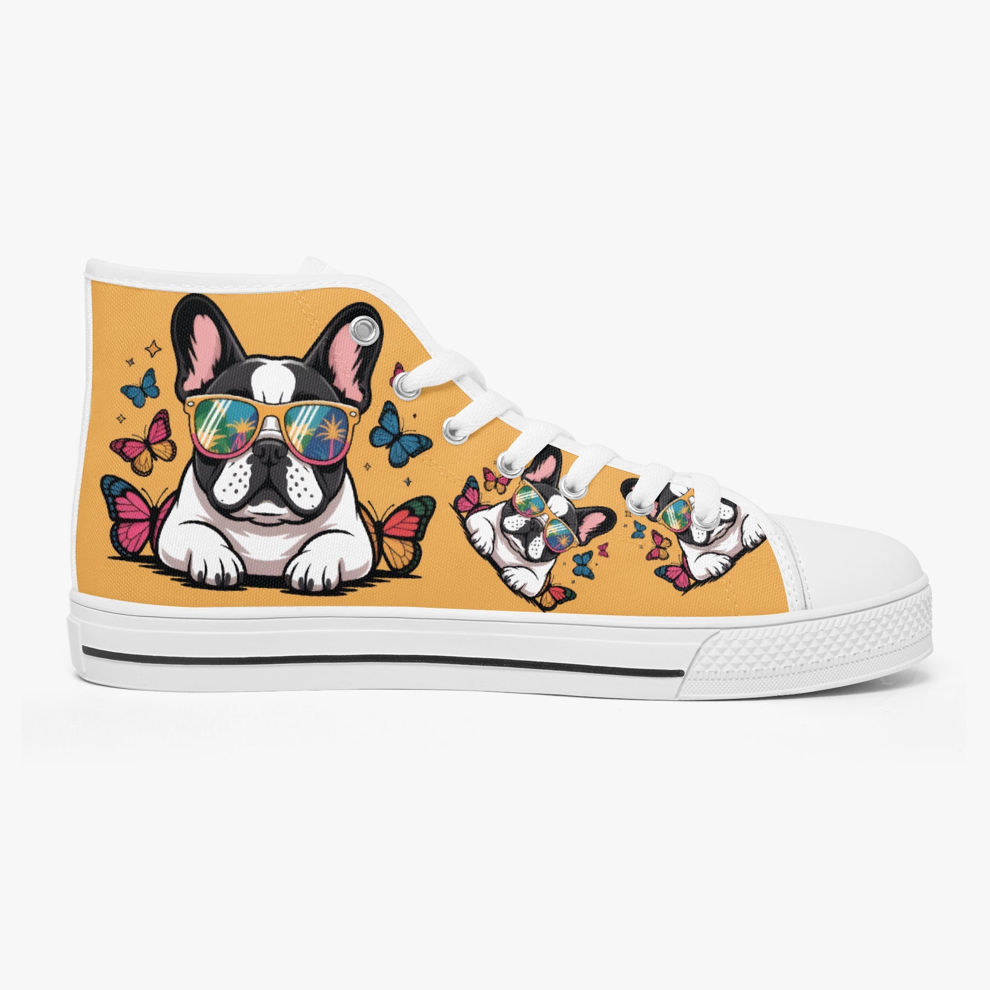 Georgette Classic Casual Footwear for Frenchie Enthusiasts-fadou