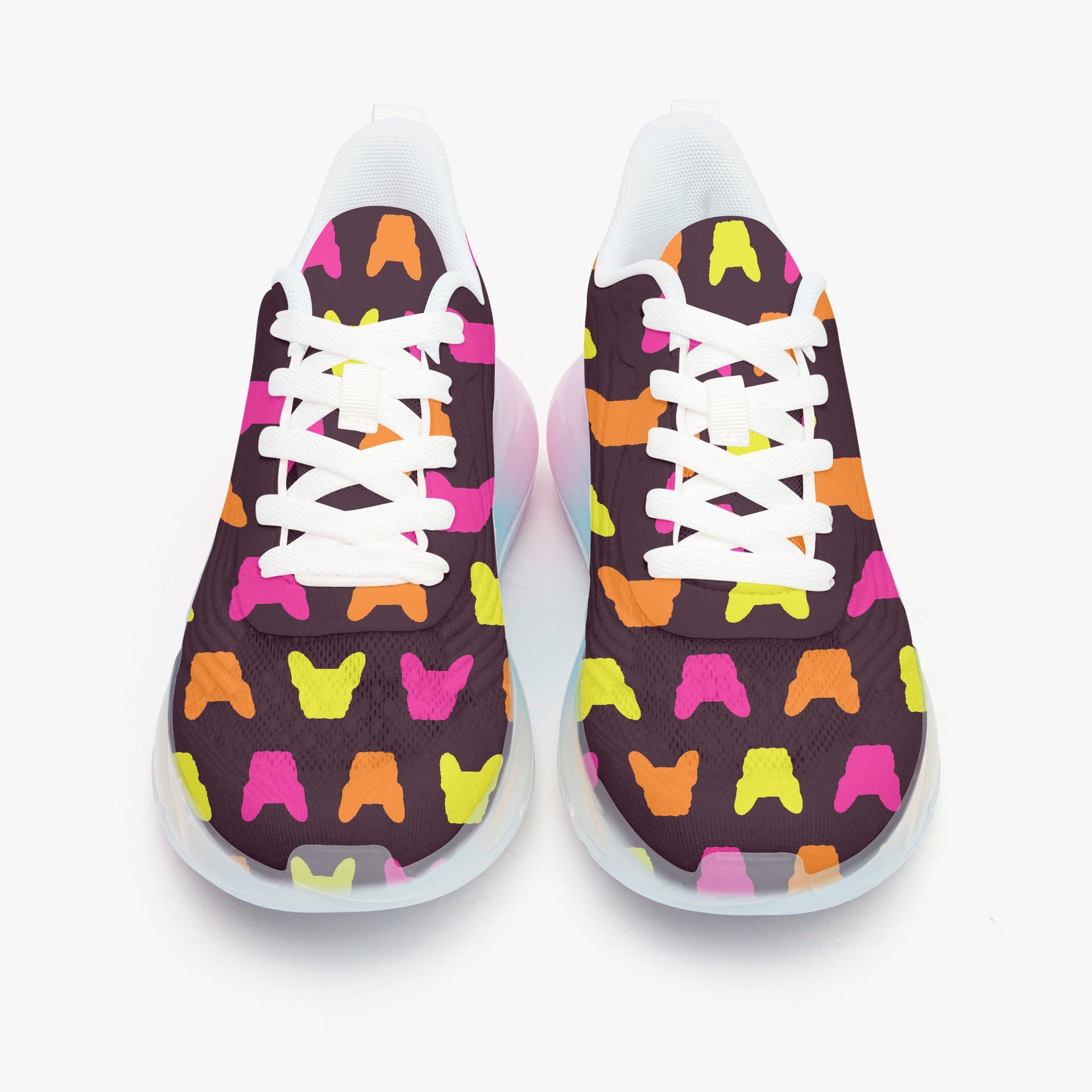 French Bulldog Lightweight High-Top Shoes for Dog Park Days-fadou