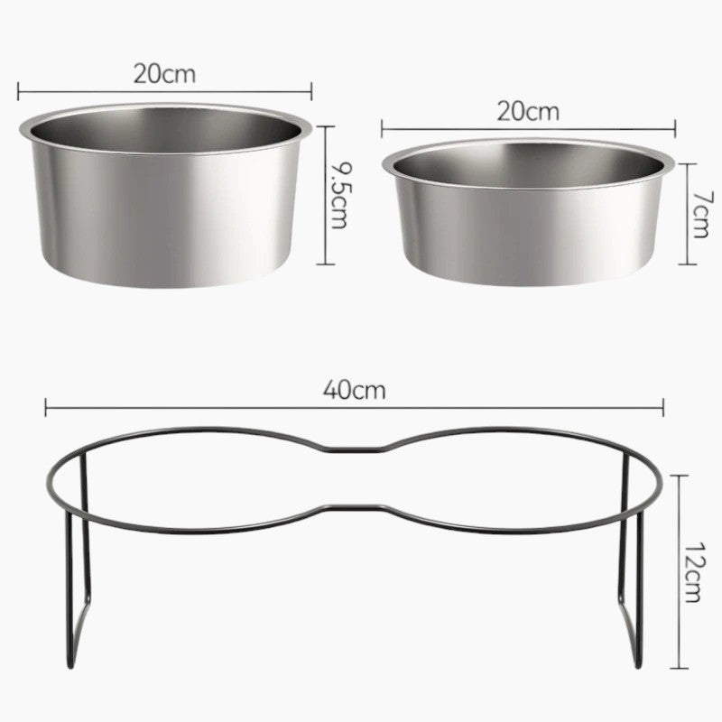 Frenchie Slow Feeder Feeding Bowl for Outdoor Adventures-fadou